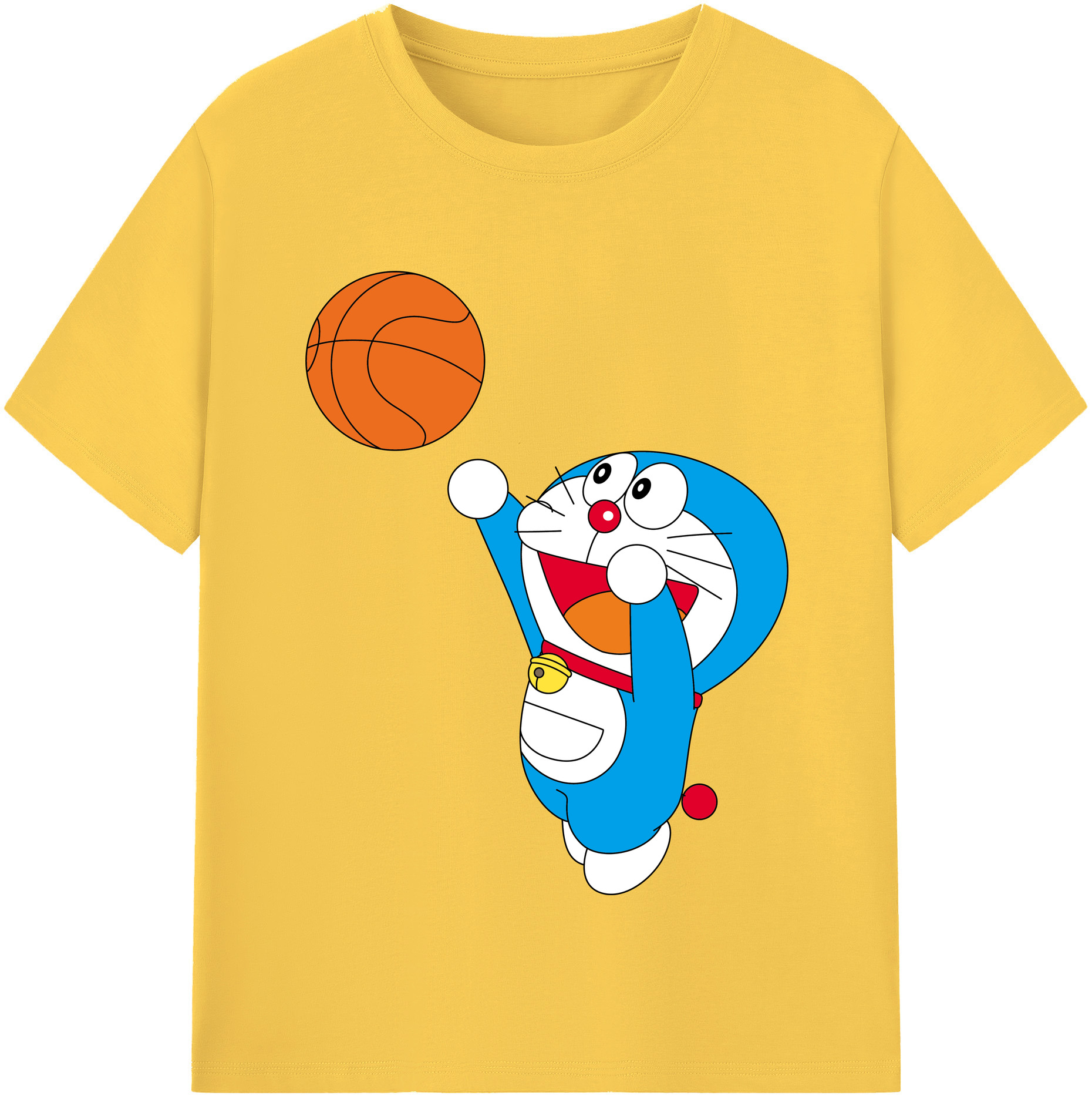 （画像用） ドラえもん Doraemon 綿100％半袖Tシャツ（フロントプリント）