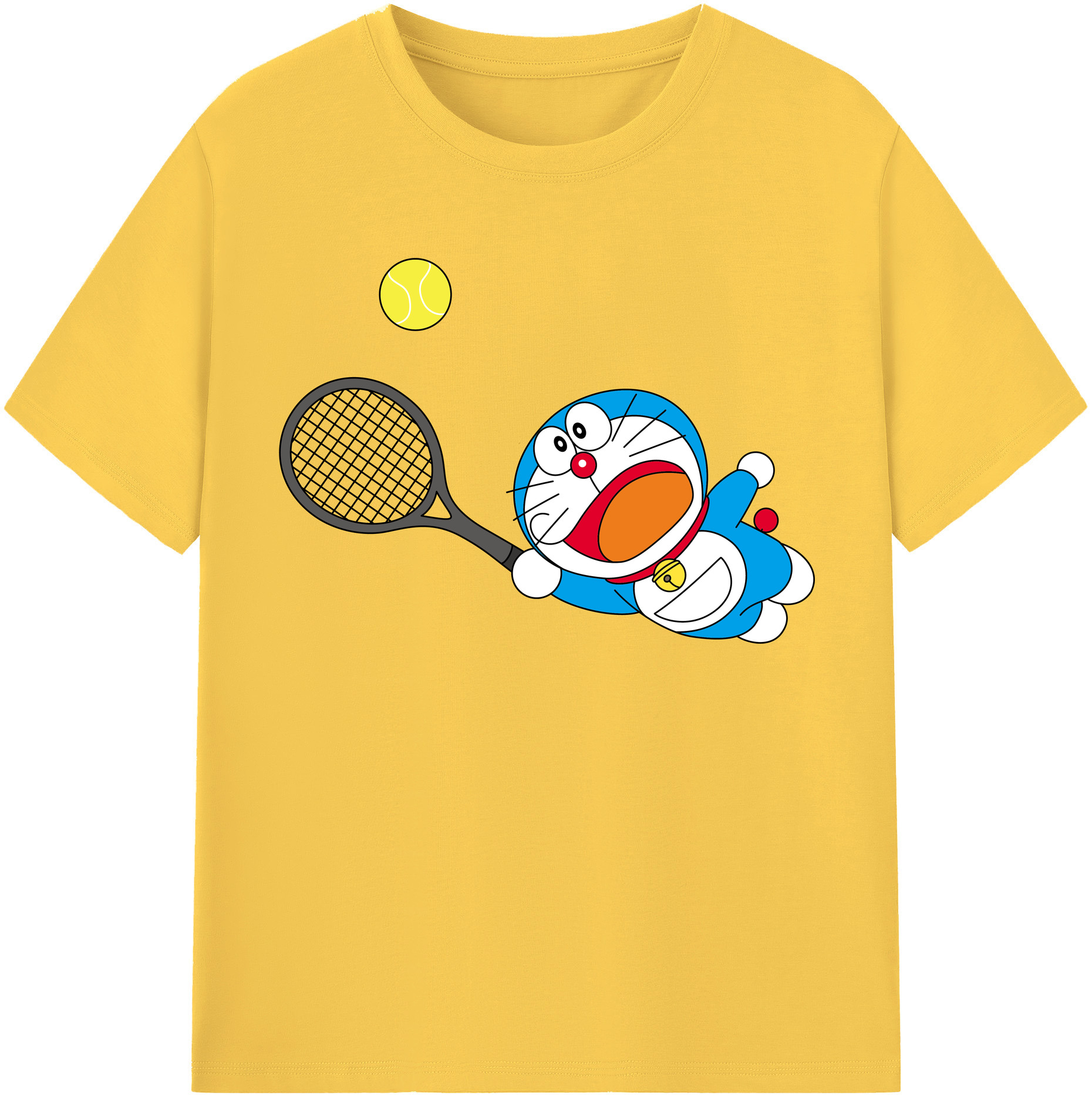 （画像用） ドラえもん Doraemon 綿100％半袖Tシャツ（フロントプリント）