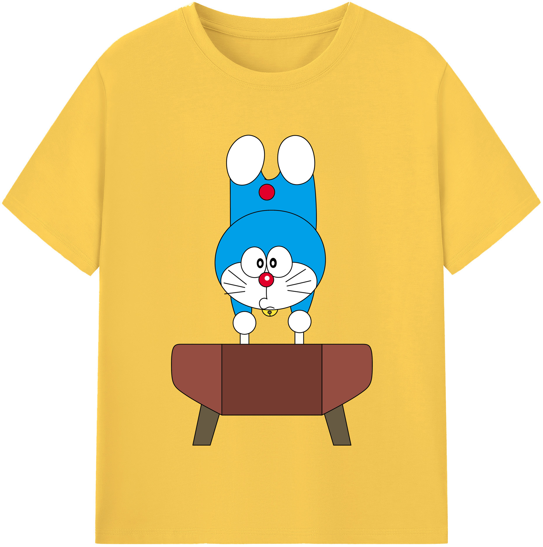 （画像用） ドラえもん Doraemon 綿100％半袖Tシャツ（フロントプリント）