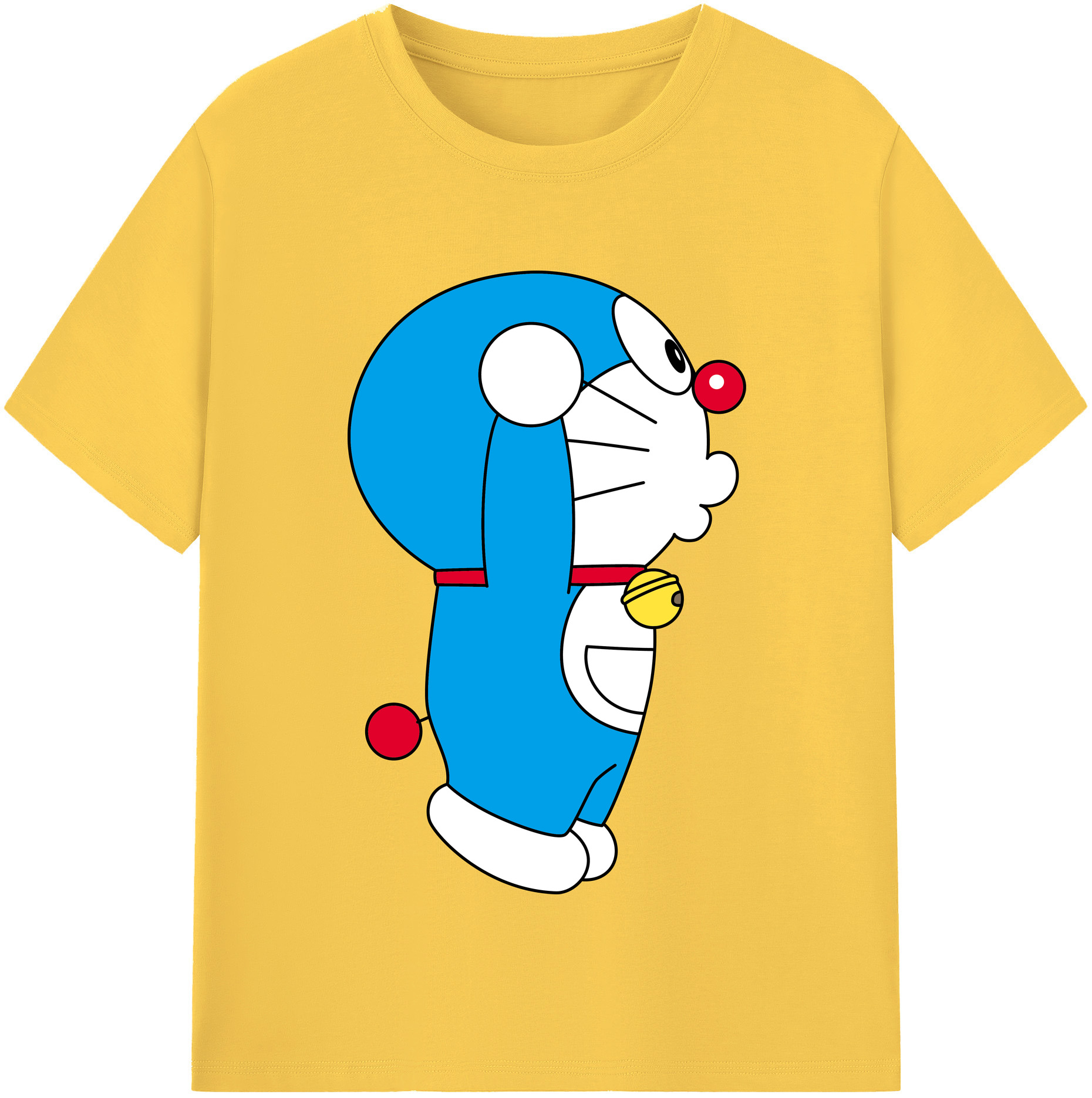 （画像用） ドラえもん Doraemon 綿100％半袖Tシャツ（フロントプリント）