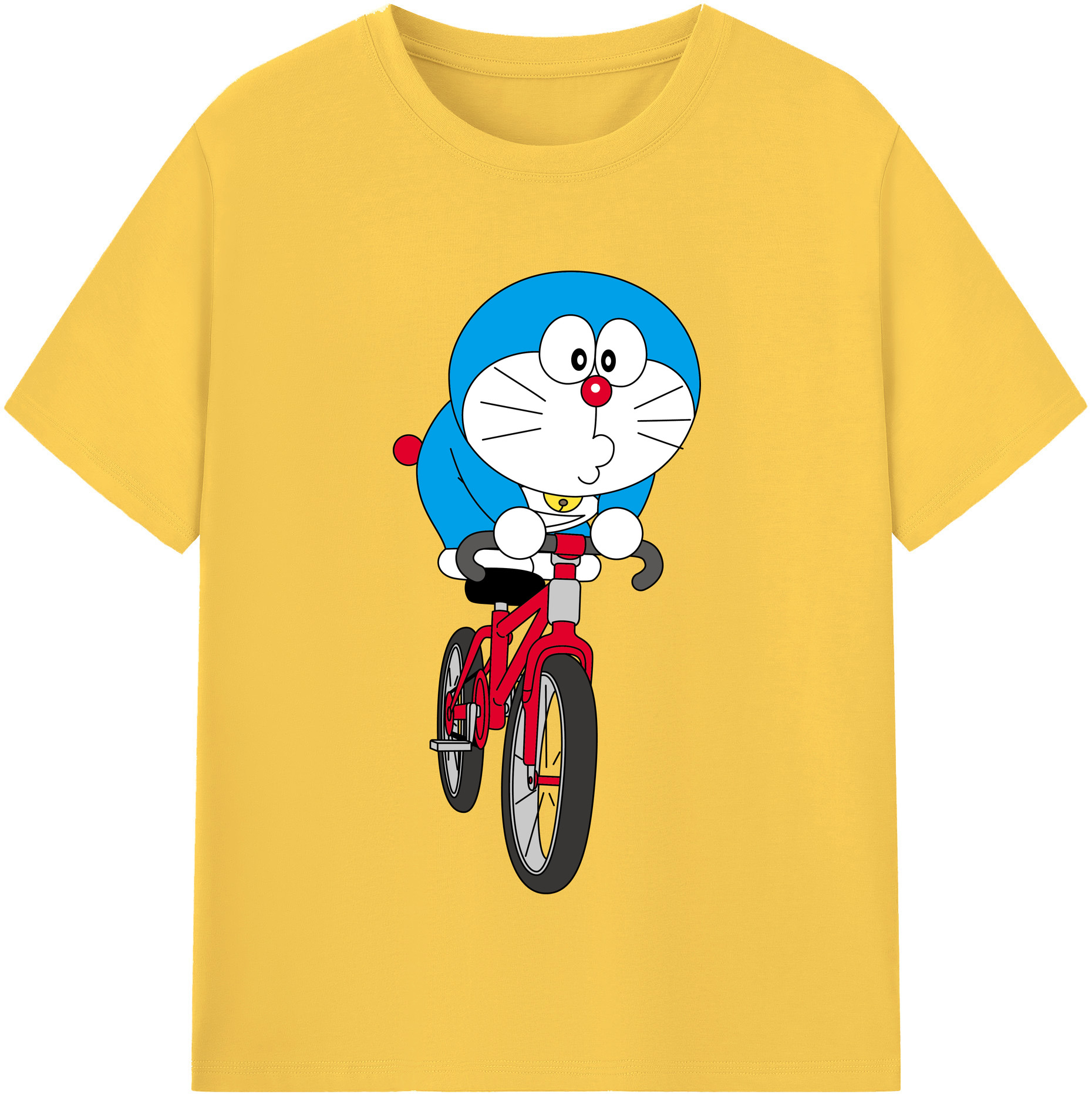 （画像用） ドラえもん Doraemon 綿100％半袖Tシャツ（フロントプリント）