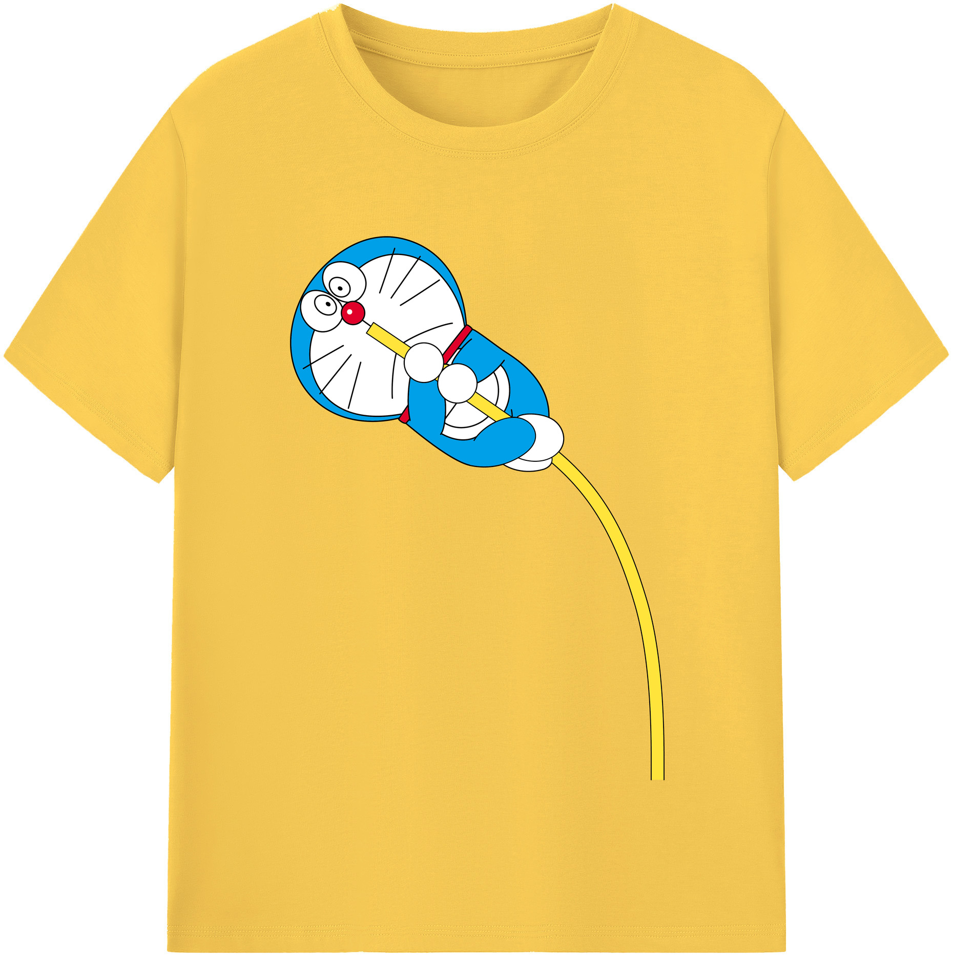 （画像用） ドラえもん Doraemon 綿100％半袖Tシャツ（フロントプリント）