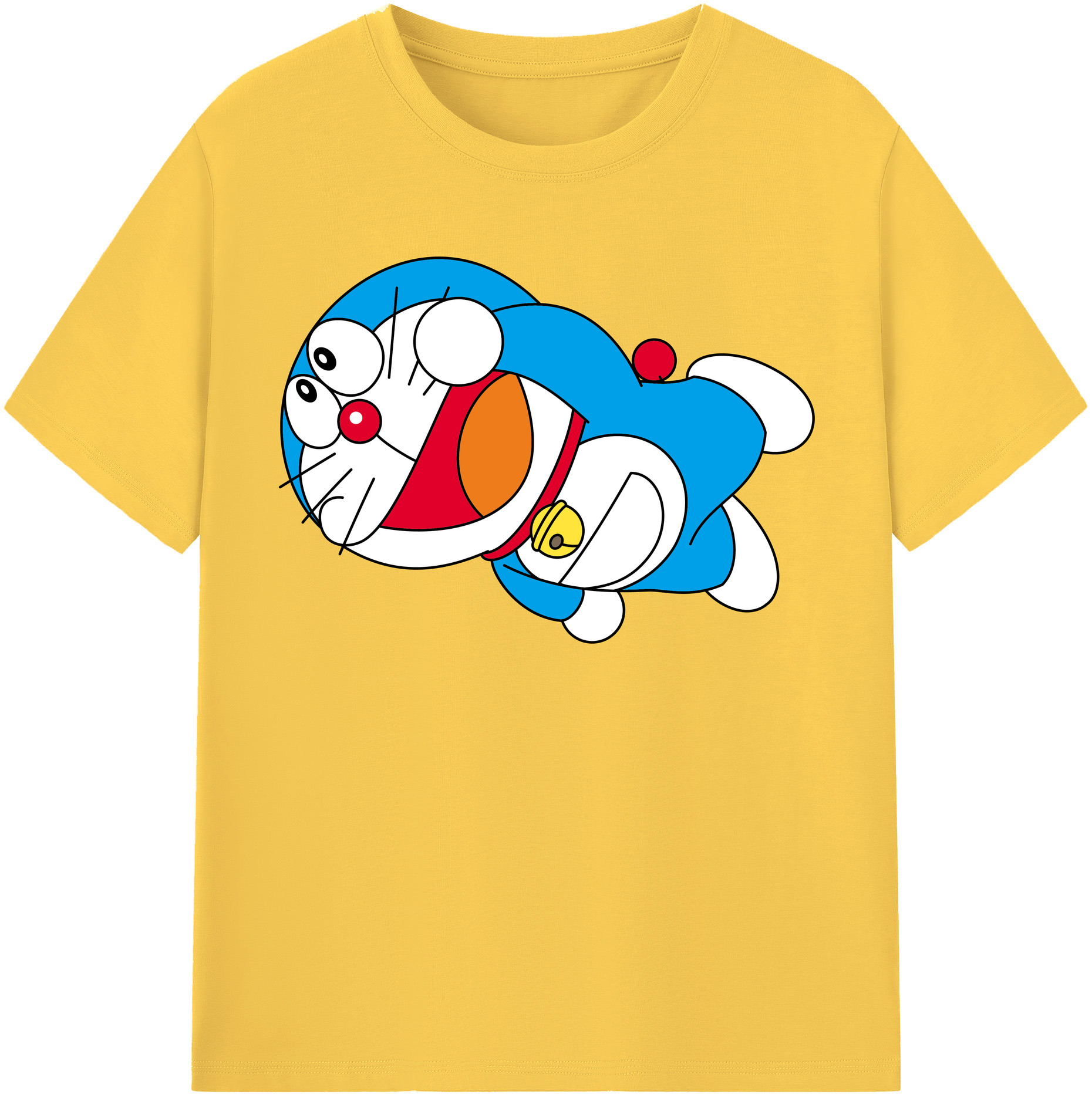 （画像用） ドラえもん Doraemon 綿100％半袖Tシャツ（フロントプリント）