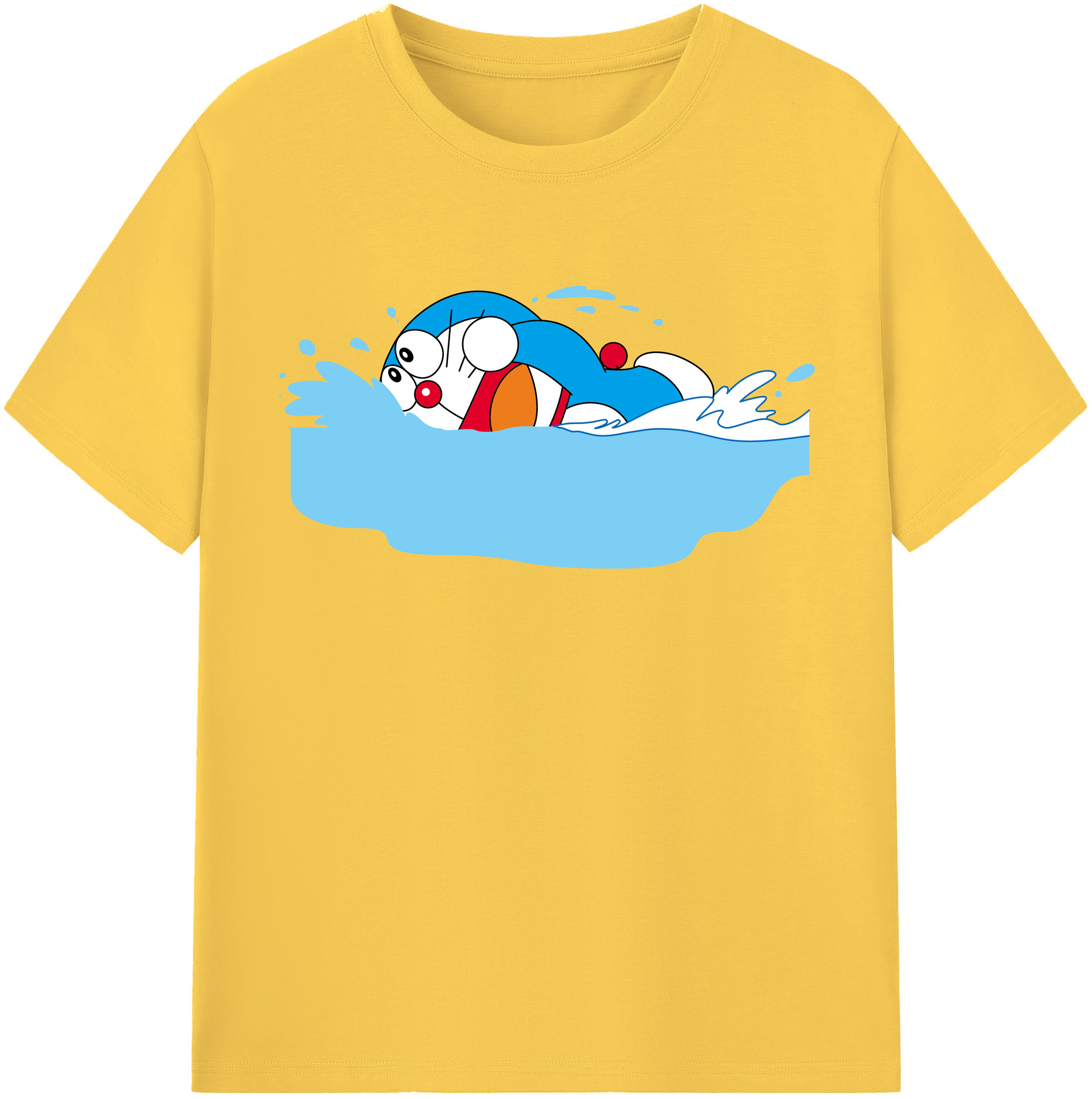 （画像用） ドラえもん Doraemon 綿100％半袖Tシャツ（フロントプリント）
