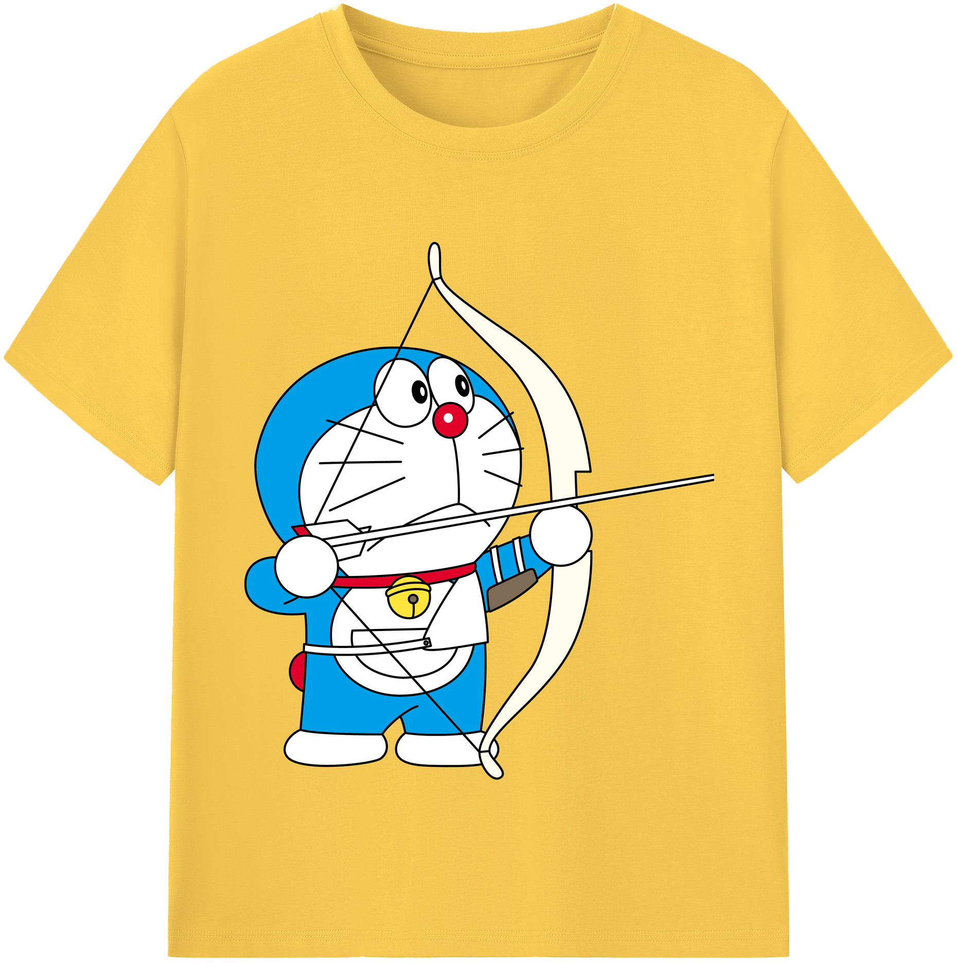 （画像用） ドラえもん Doraemon 綿100％半袖Tシャツ（フロントプリント）