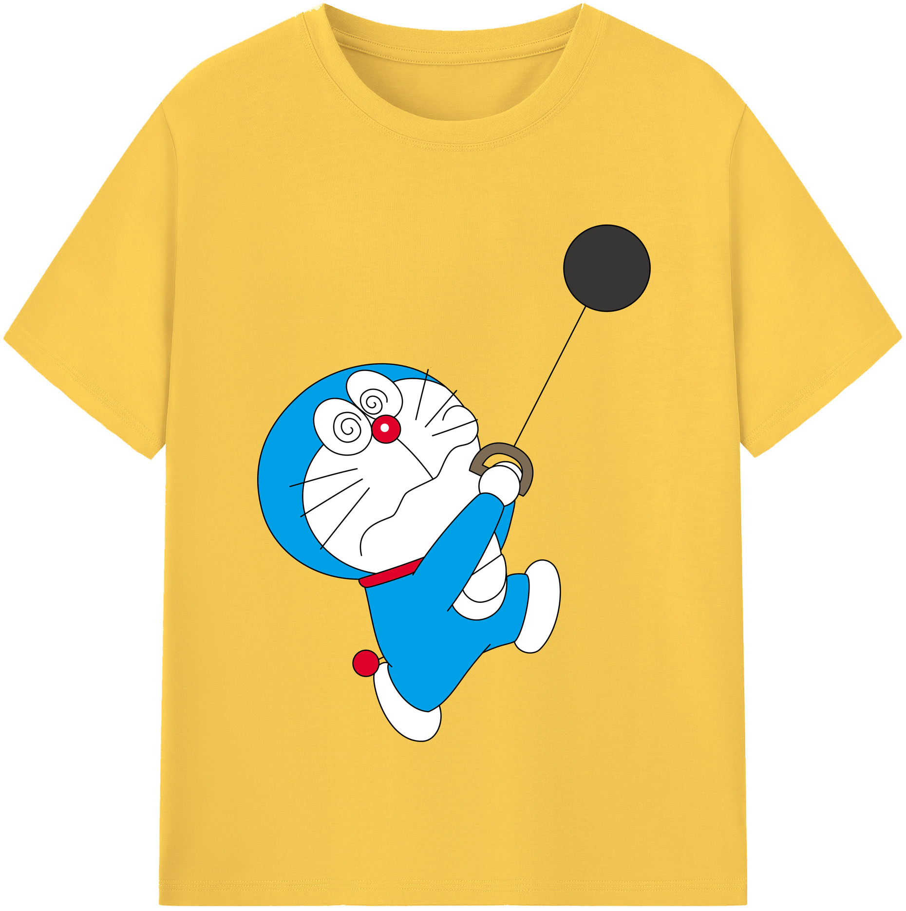 （画像用） ドラえもん Doraemon 綿100％半袖Tシャツ（フロントプリント）
