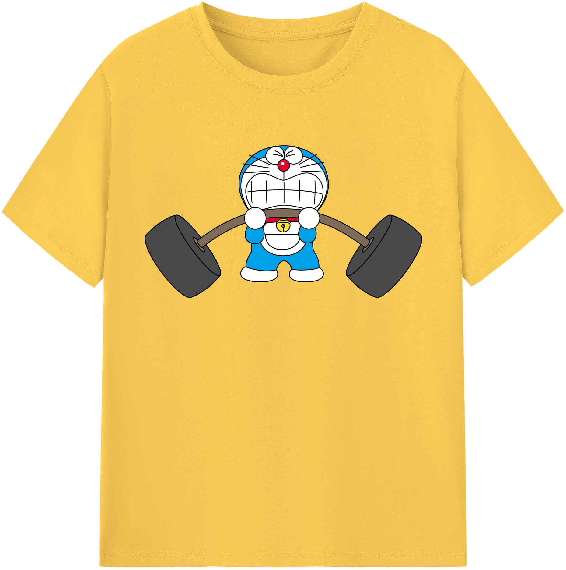 （画像用） ドラえもん Doraemon 綿100％半袖Tシャツ（フロントプリント）