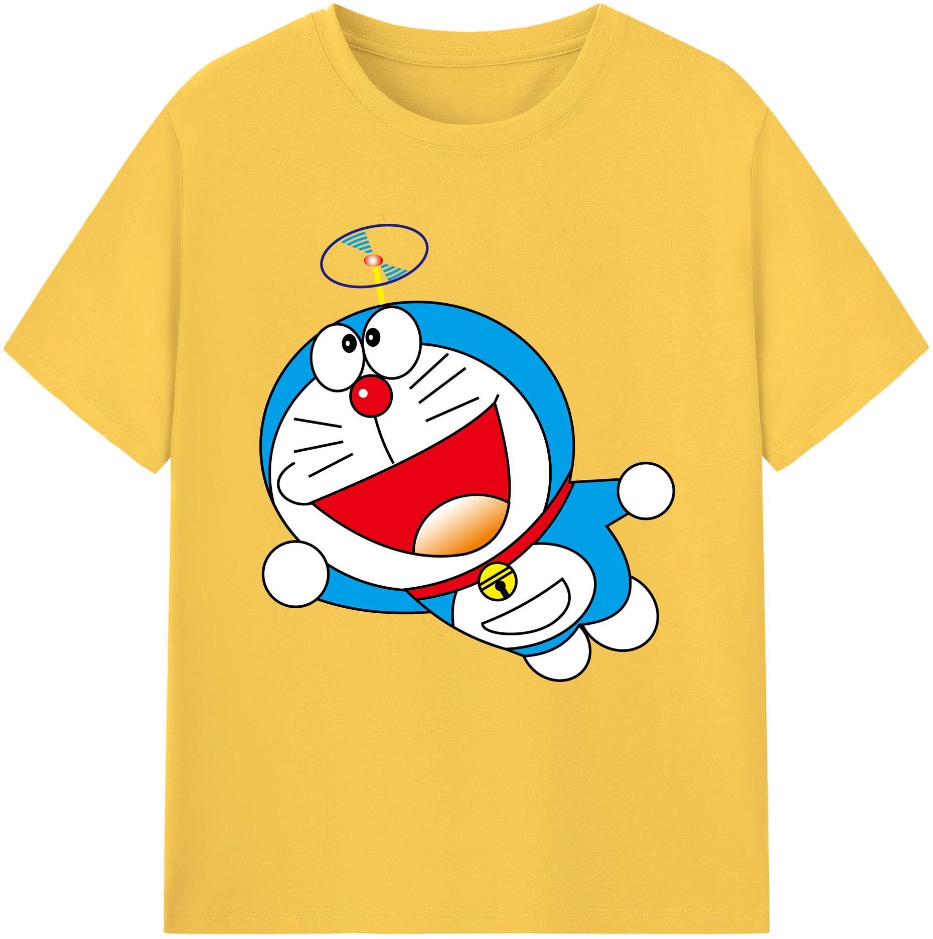 （画像用） ドラえもん Doraemon 綿100％半袖Tシャツ（フロントプリント）