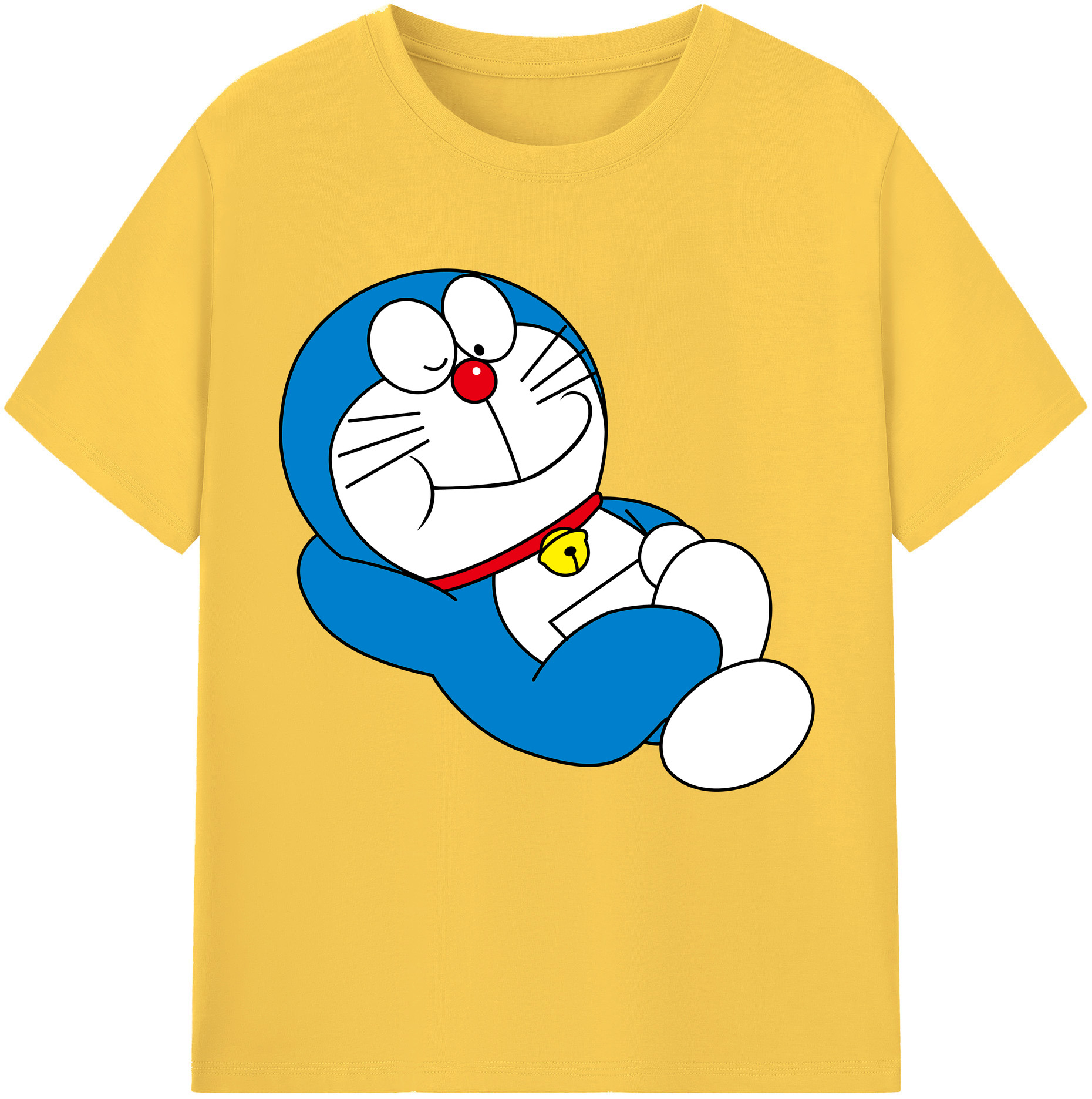 （画像用） ドラえもん Doraemon 綿100％半袖Tシャツ（フロントプリント）