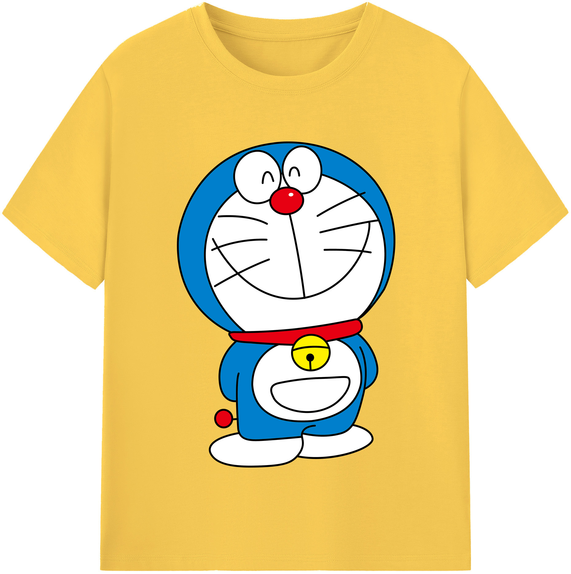 （画像用） ドラえもん Doraemon 綿100％半袖Tシャツ（フロントプリント）