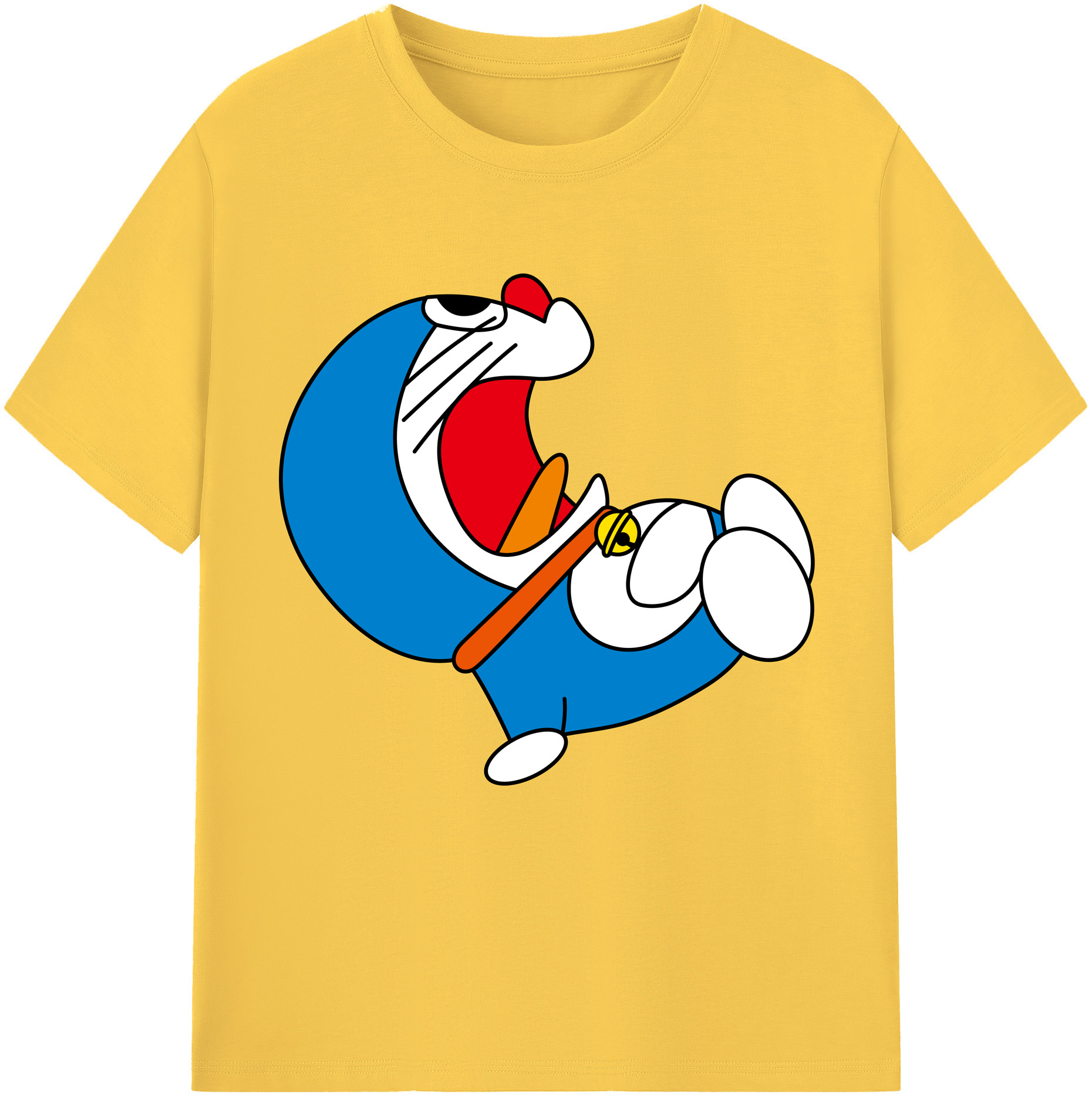 （画像用） ドラえもん Doraemon 綿100％半袖Tシャツ（フロントプリント）