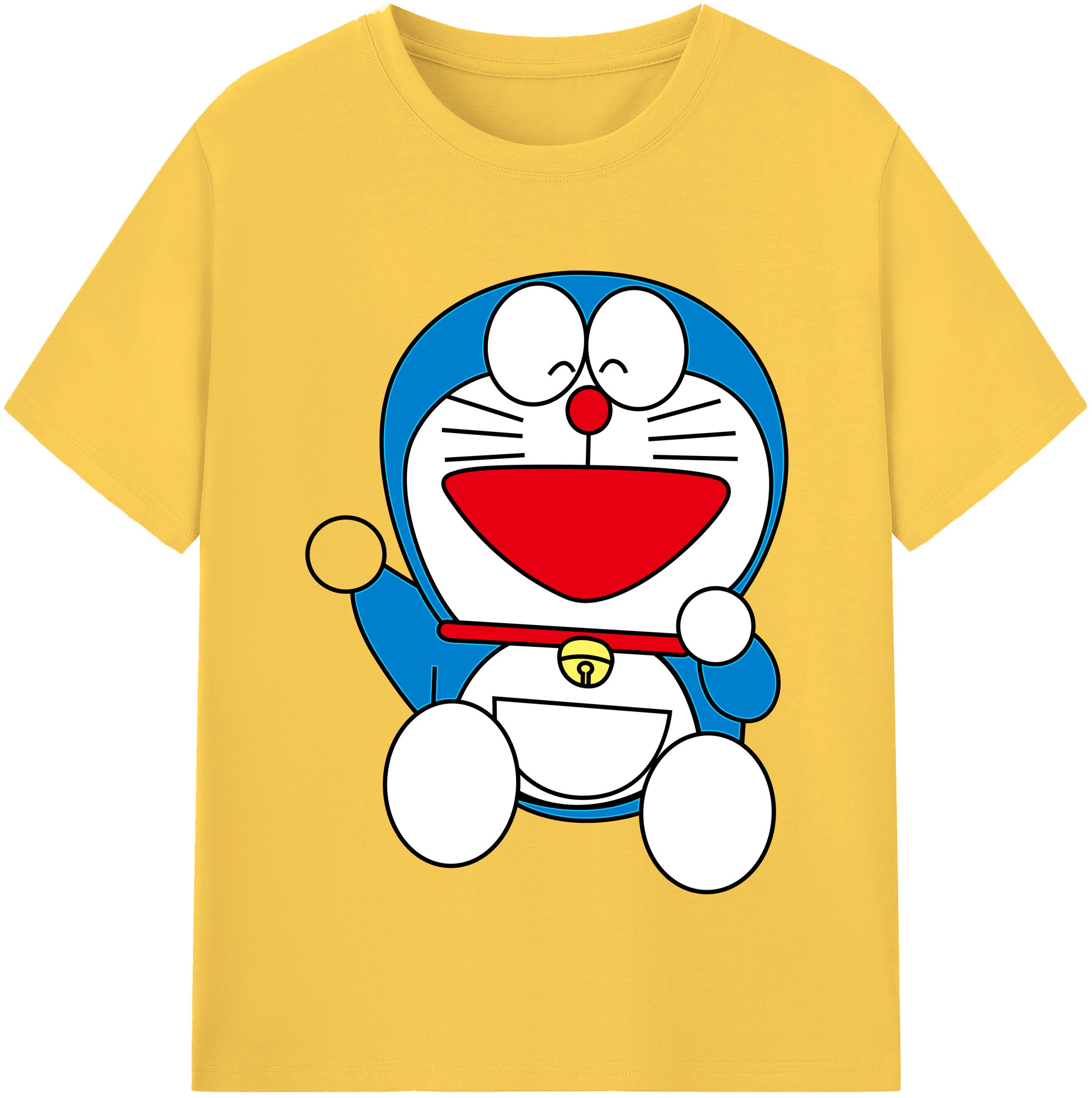 （画像用） ドラえもん Doraemon 綿100％半袖Tシャツ（フロントプリント）