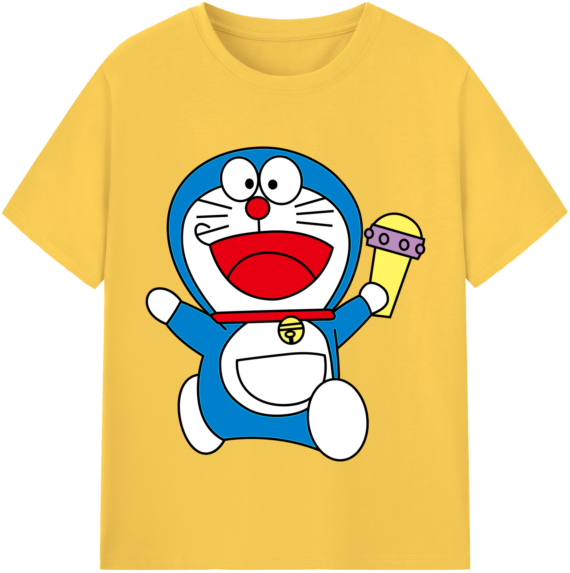 （画像用） ドラえもん Doraemon 綿100％半袖Tシャツ（フロントプリント）