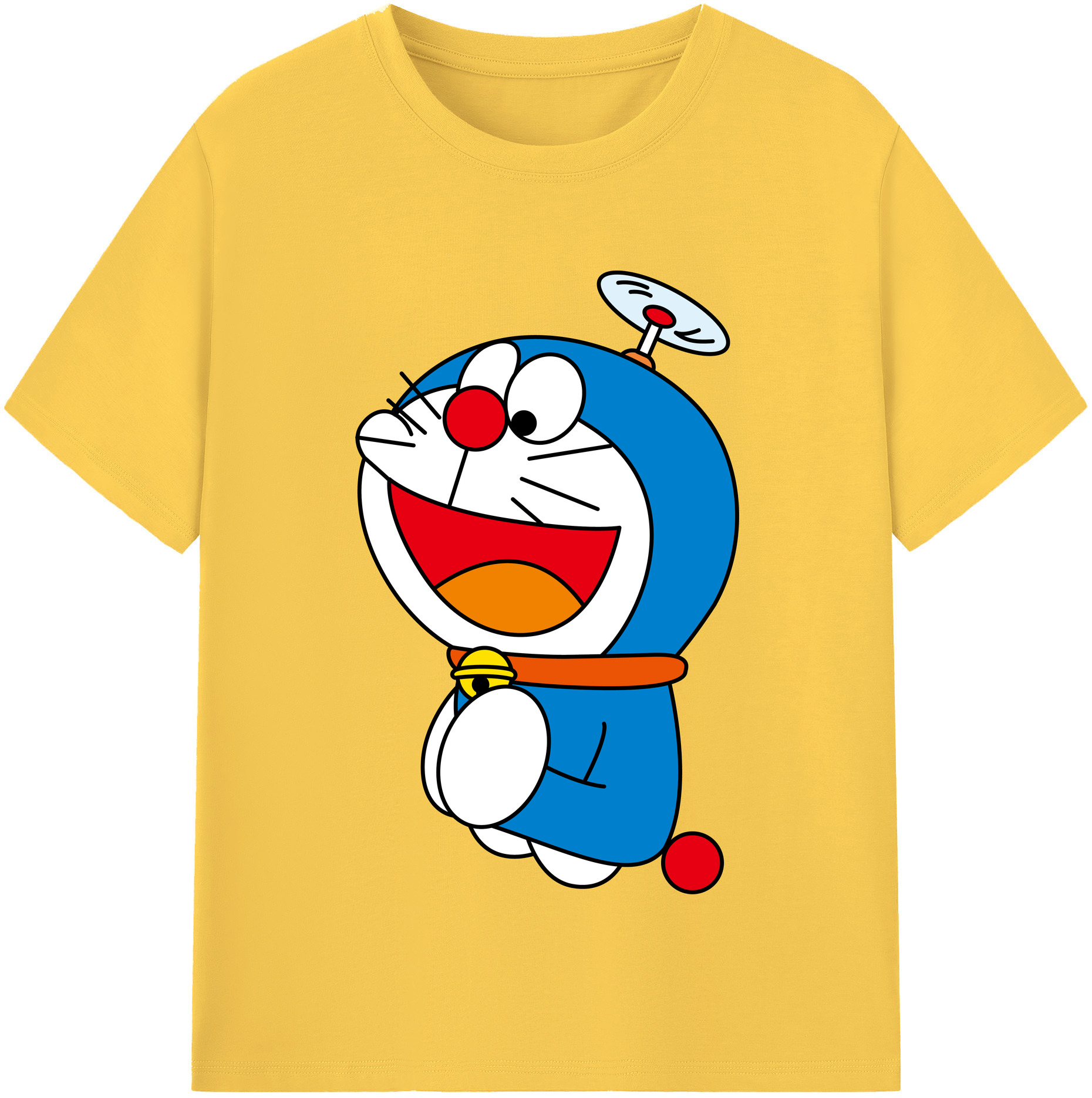 （画像用） ドラえもん Doraemon 綿100％半袖Tシャツ（フロントプリント）