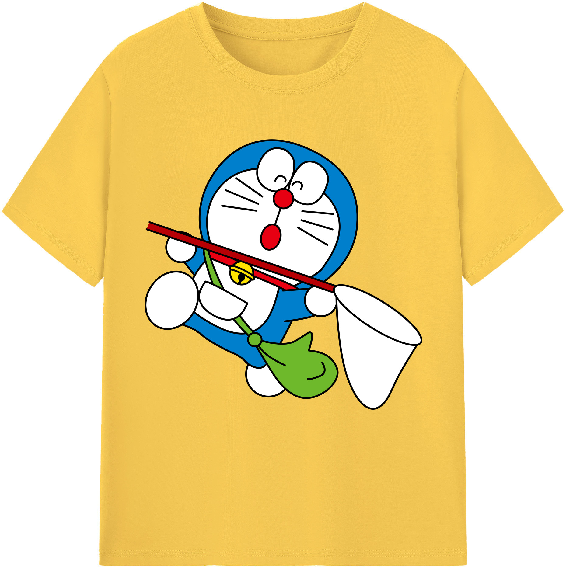 （画像用） ドラえもん Doraemon 綿100％半袖Tシャツ（フロントプリント）