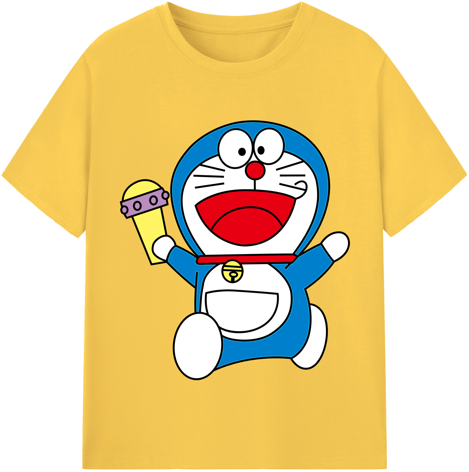 （画像用） ドラえもん Doraemon 綿100％半袖Tシャツ（フロントプリント）