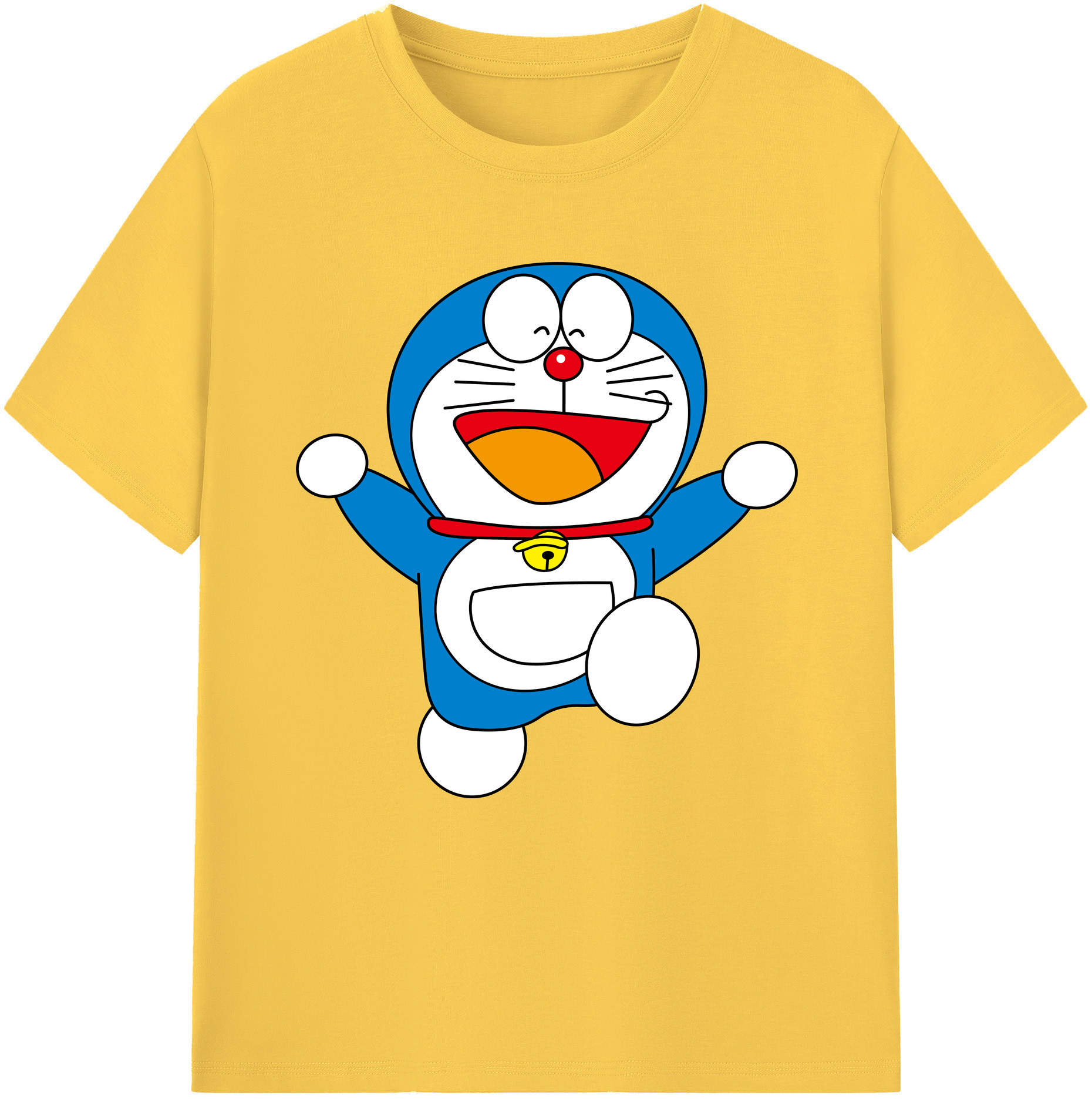 （画像用） ドラえもん Doraemon 綿100％半袖Tシャツ（フロントプリント）