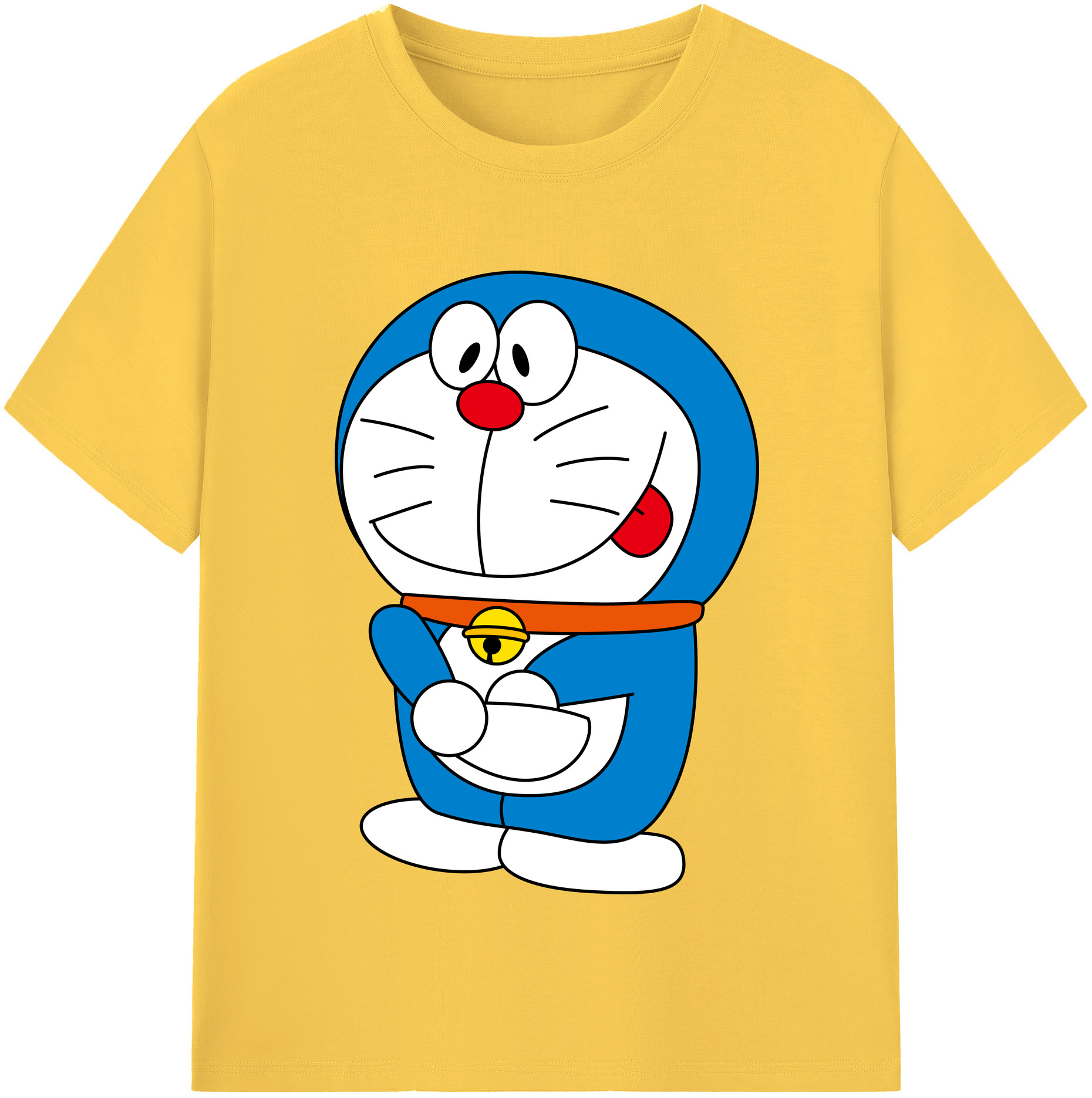 （画像用） ドラえもん Doraemon 綿100％半袖Tシャツ（フロントプリント）