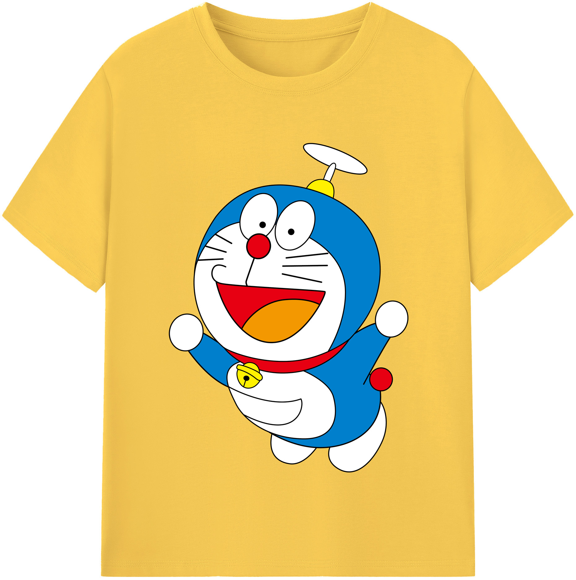 （画像用） ドラえもん Doraemon 綿100％半袖Tシャツ（フロントプリント）
