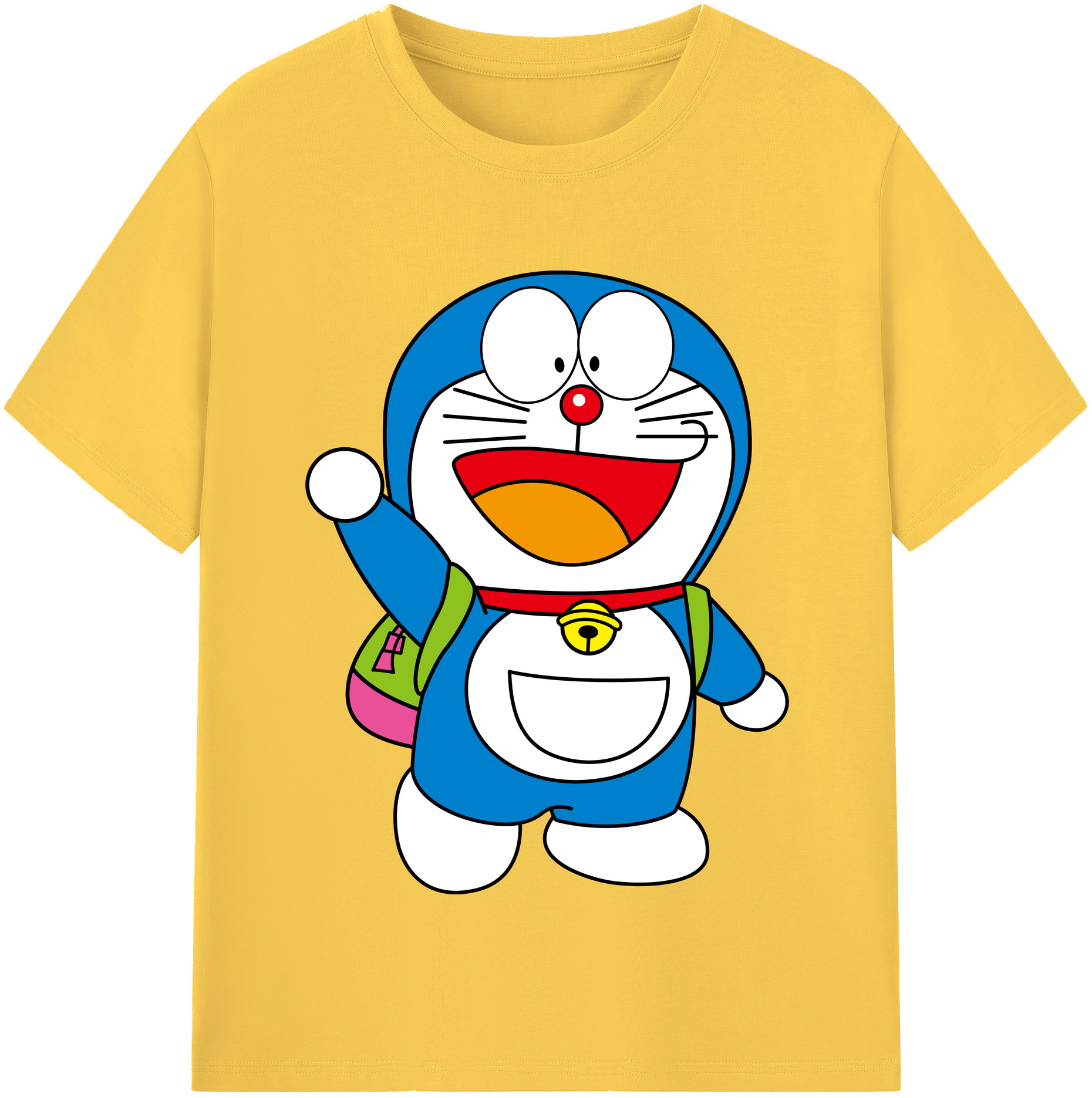 （画像用） ドラえもん Doraemon 綿100％半袖Tシャツ（フロントプリント）