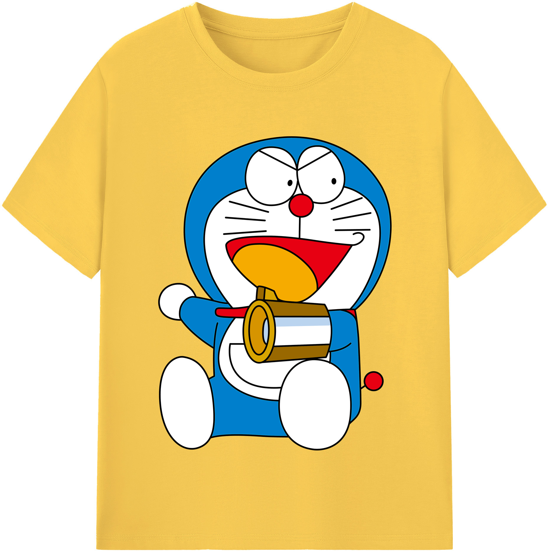 （画像用） ドラえもん Doraemon 綿100％半袖Tシャツ（フロントプリント）