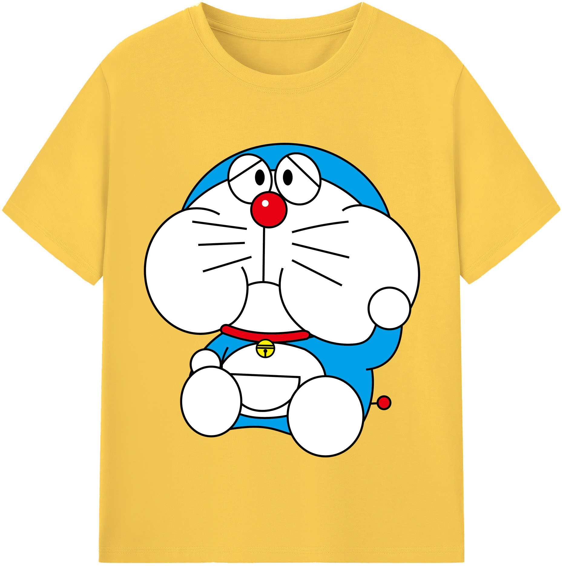 （画像用） ドラえもん Doraemon 綿100％半袖Tシャツ（フロントプリント）