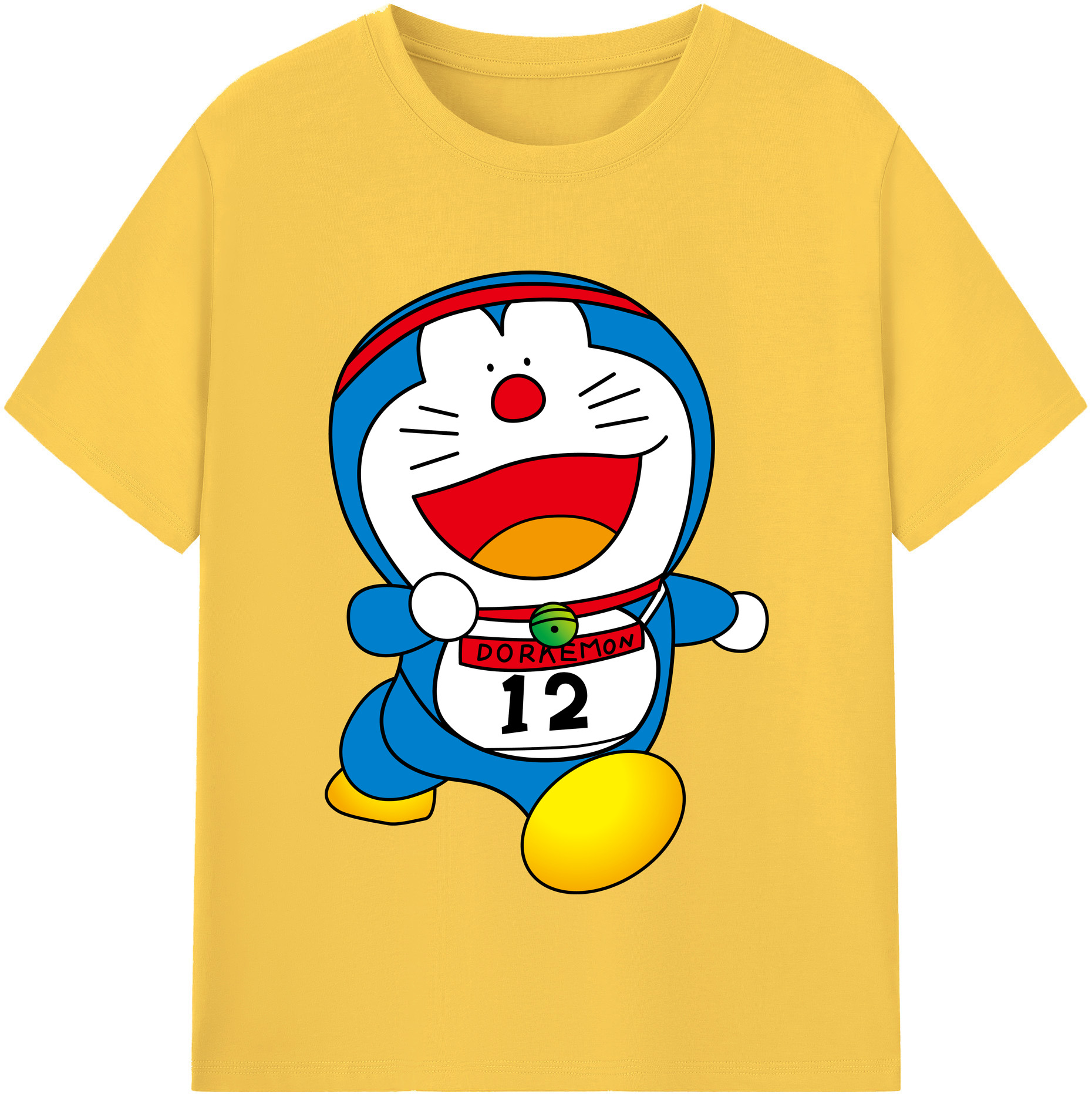 （画像用） ドラえもん Doraemon 綿100％半袖Tシャツ（フロントプリント）