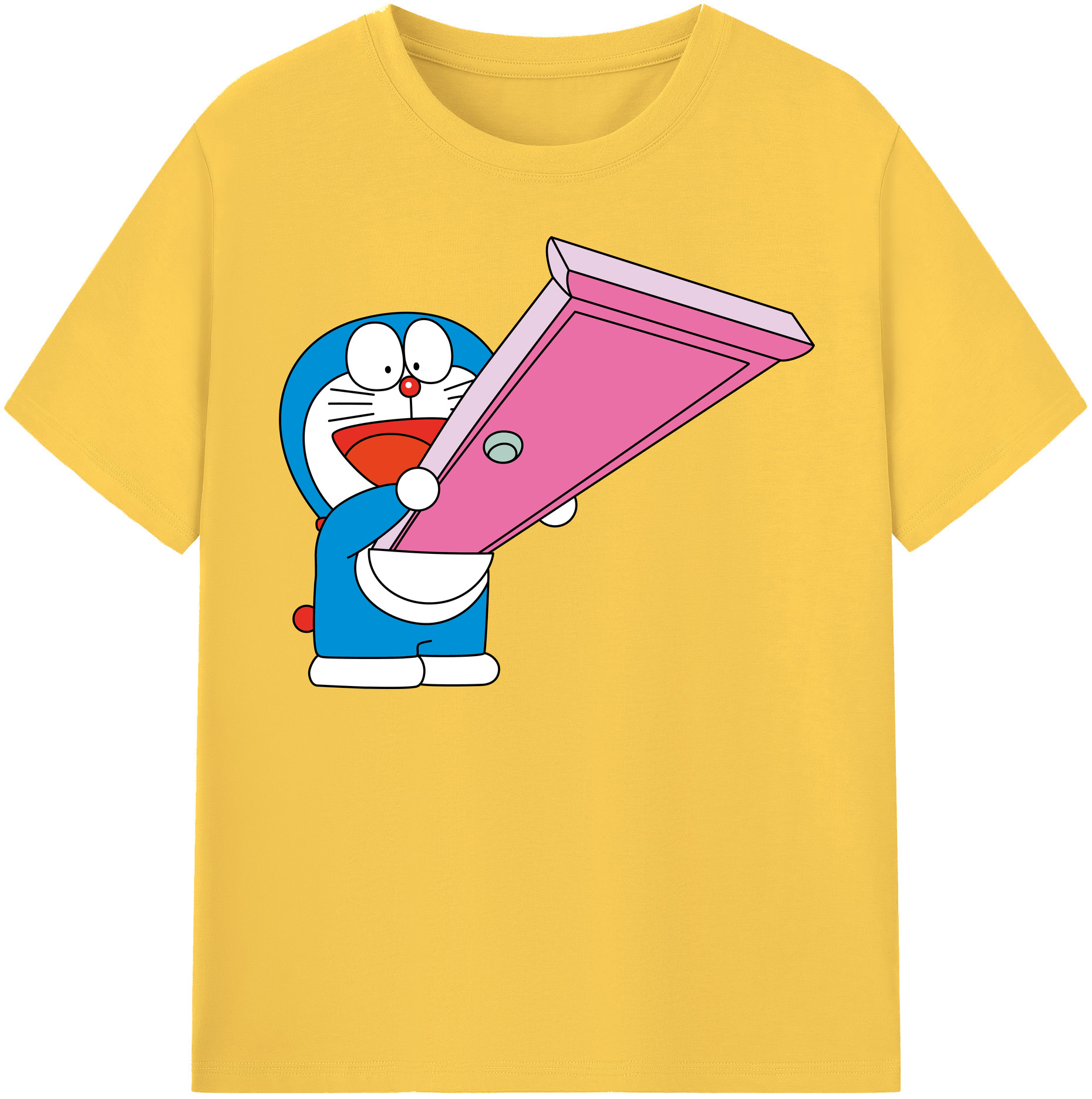 （画像用） ドラえもん Doraemon 綿100％半袖Tシャツ（フロントプリント）