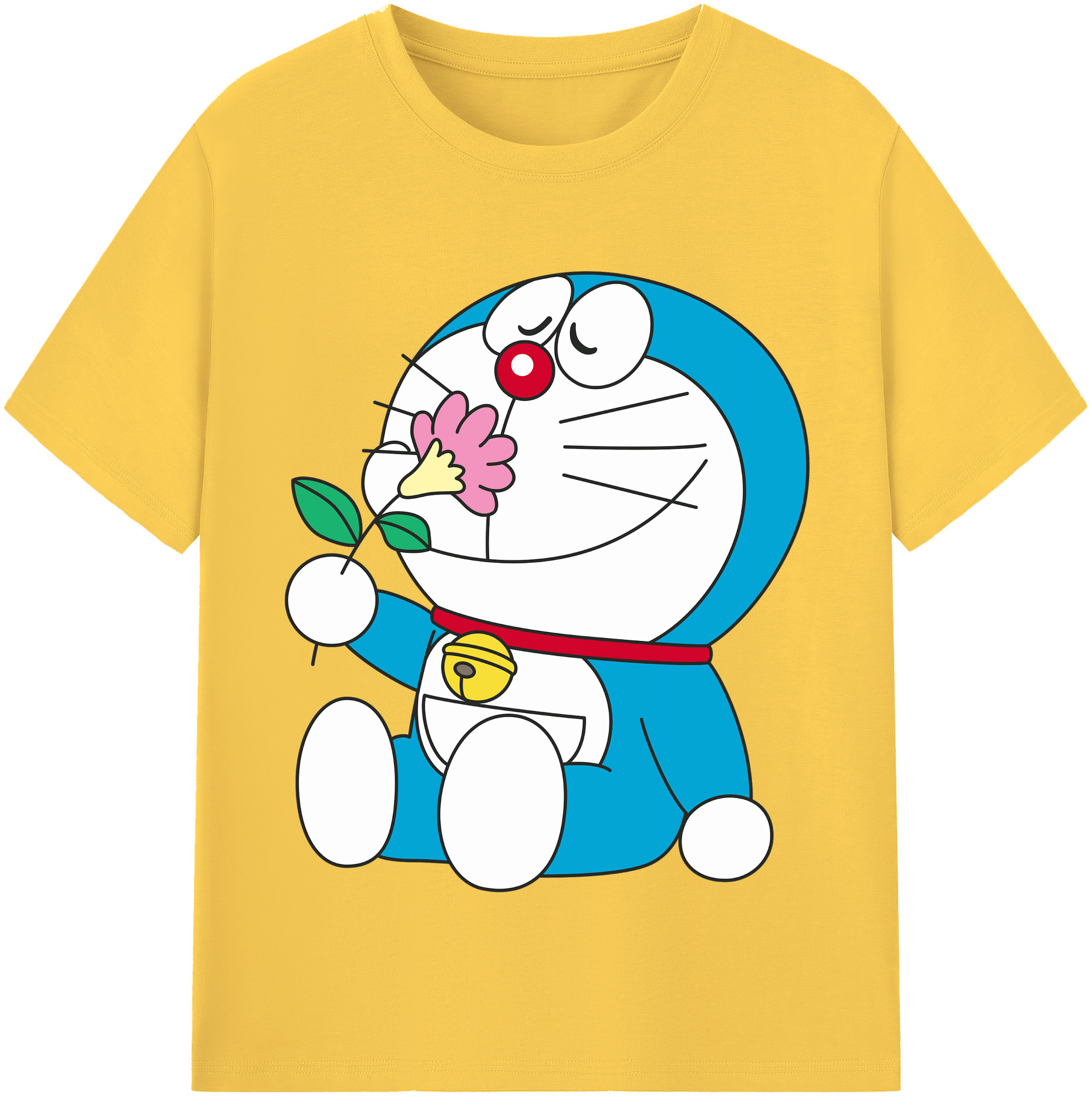 （画像用） ドラえもん Doraemon 綿100％半袖Tシャツ（フロントプリント）