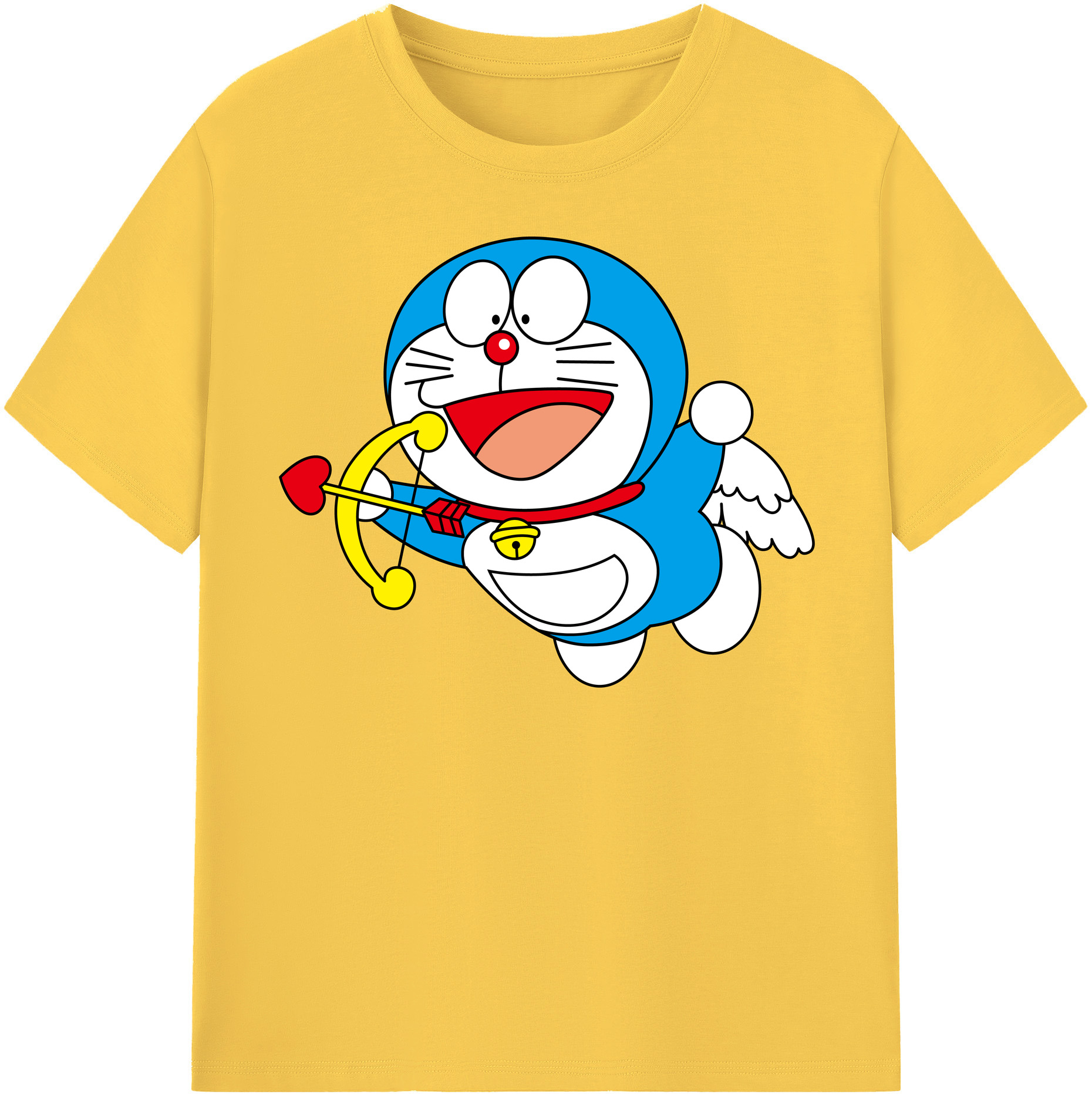（画像用） ドラえもん Doraemon 綿100％半袖Tシャツ（フロントプリント）