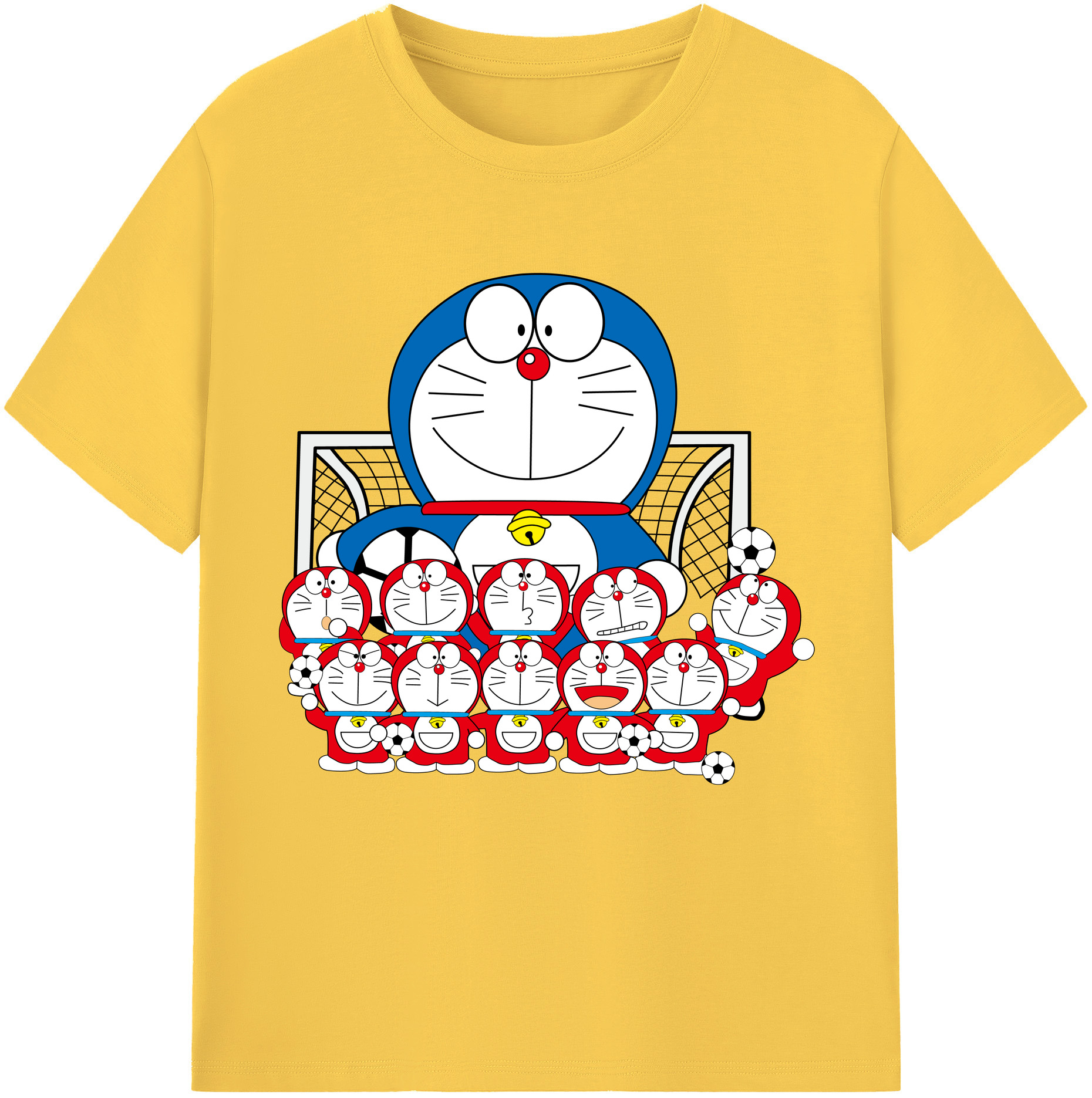 （画像用） ドラえもん Doraemon 綿100％半袖Tシャツ（フロントプリント）