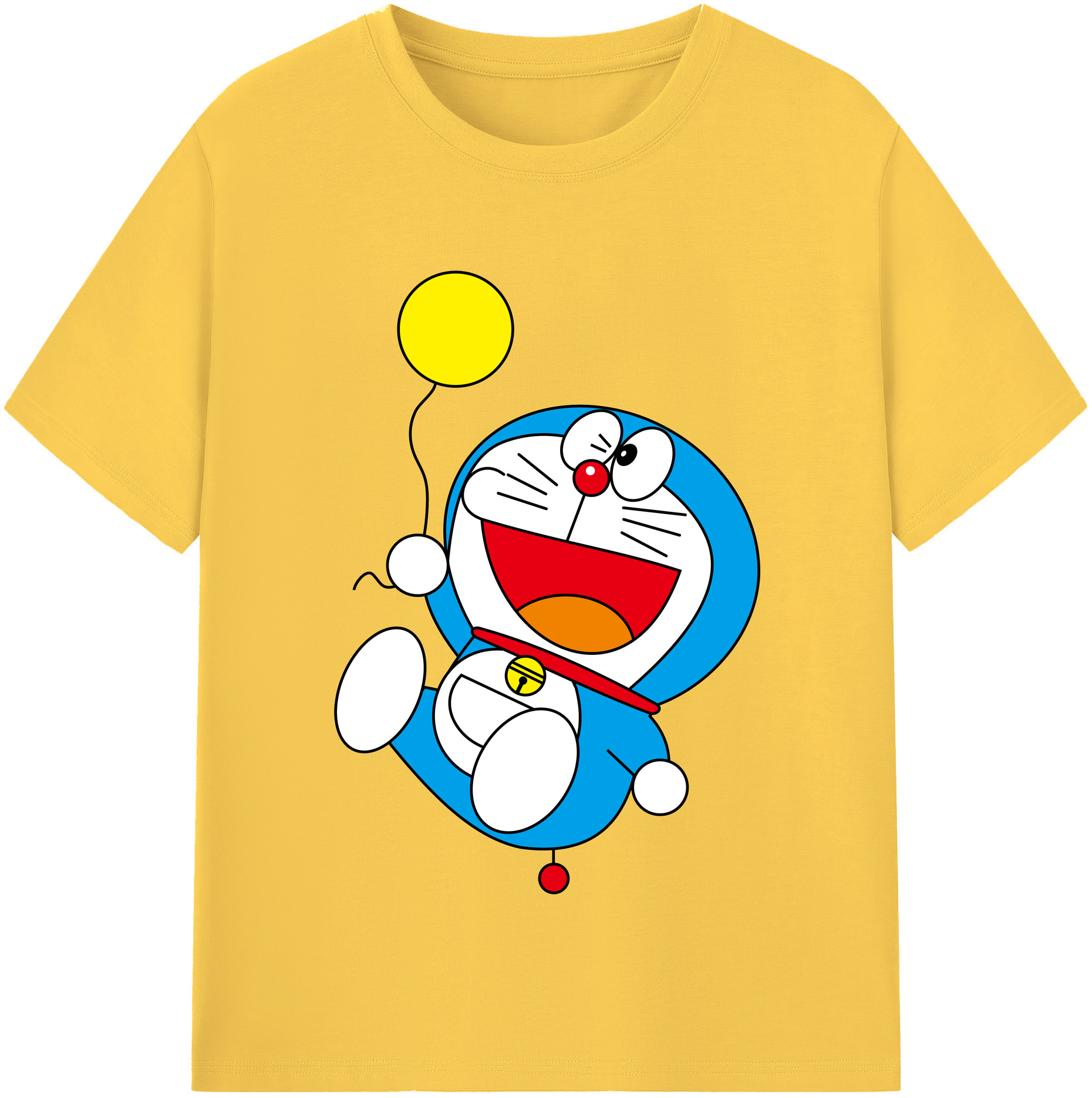 （画像用） ドラえもん Doraemon 綿100％半袖Tシャツ（フロントプリント）