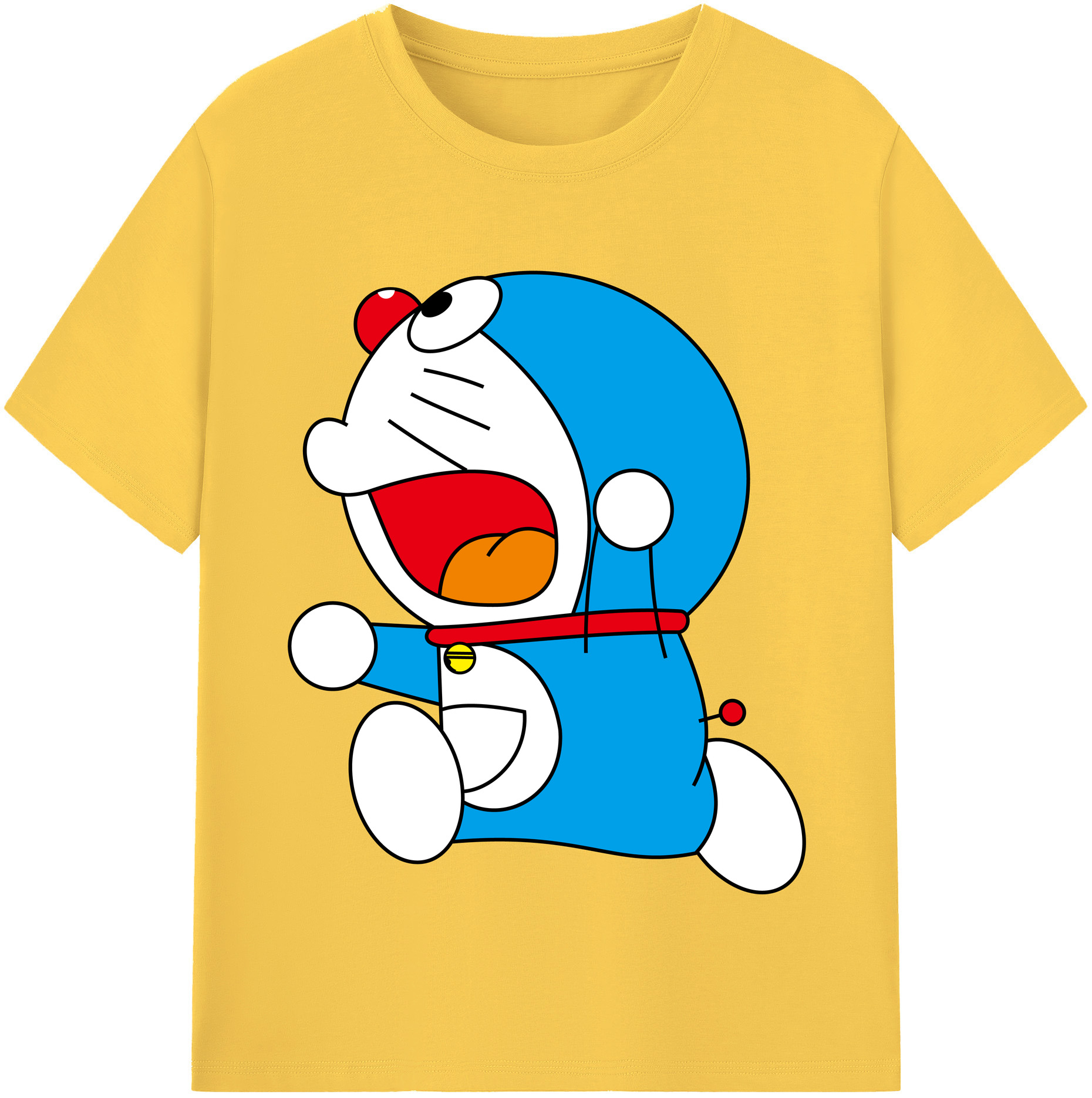（画像用） ドラえもん Doraemon 綿100％半袖Tシャツ（フロントプリント）