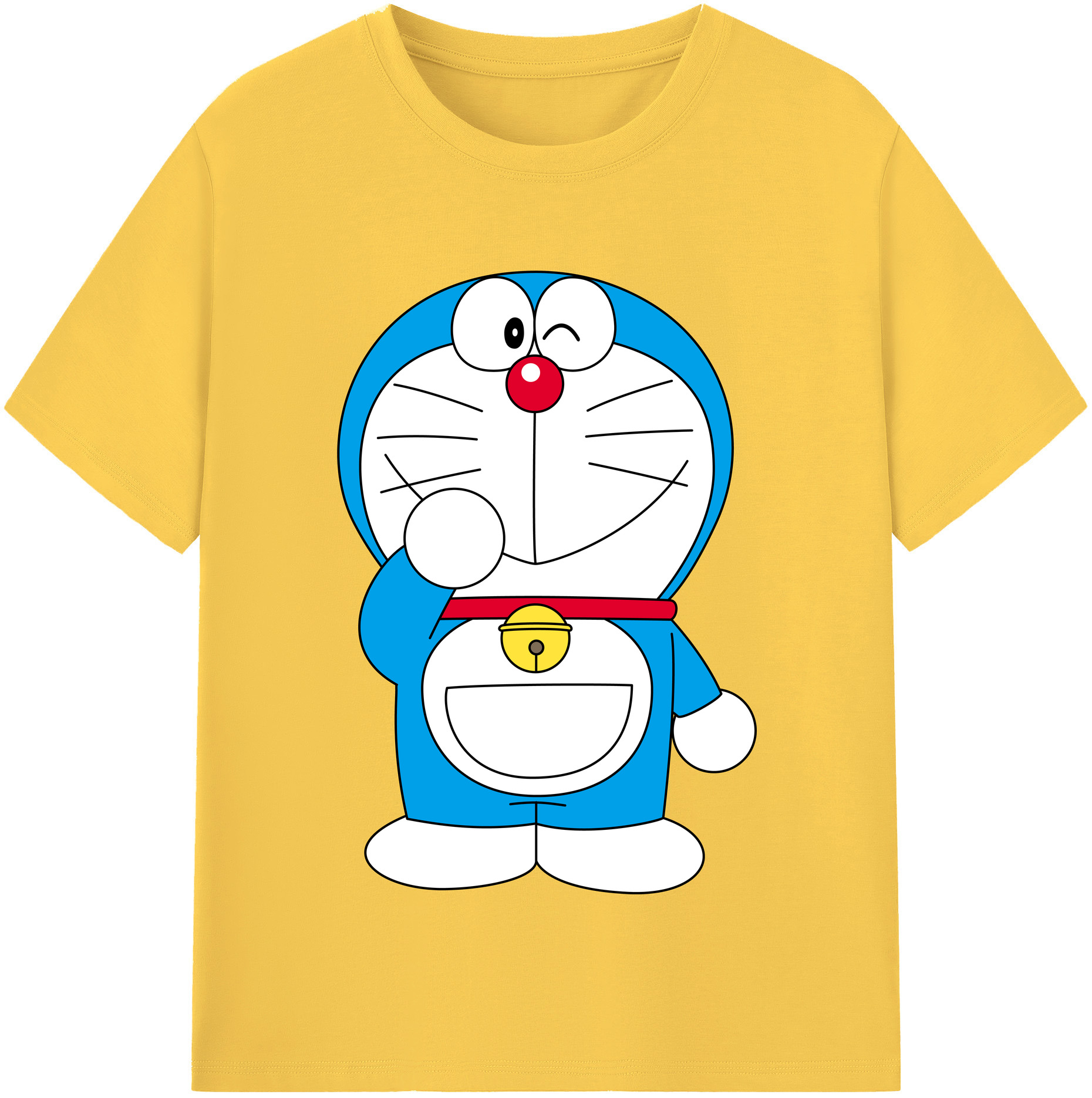 （画像用） ドラえもん Doraemon 綿100％半袖Tシャツ（フロントプリント）