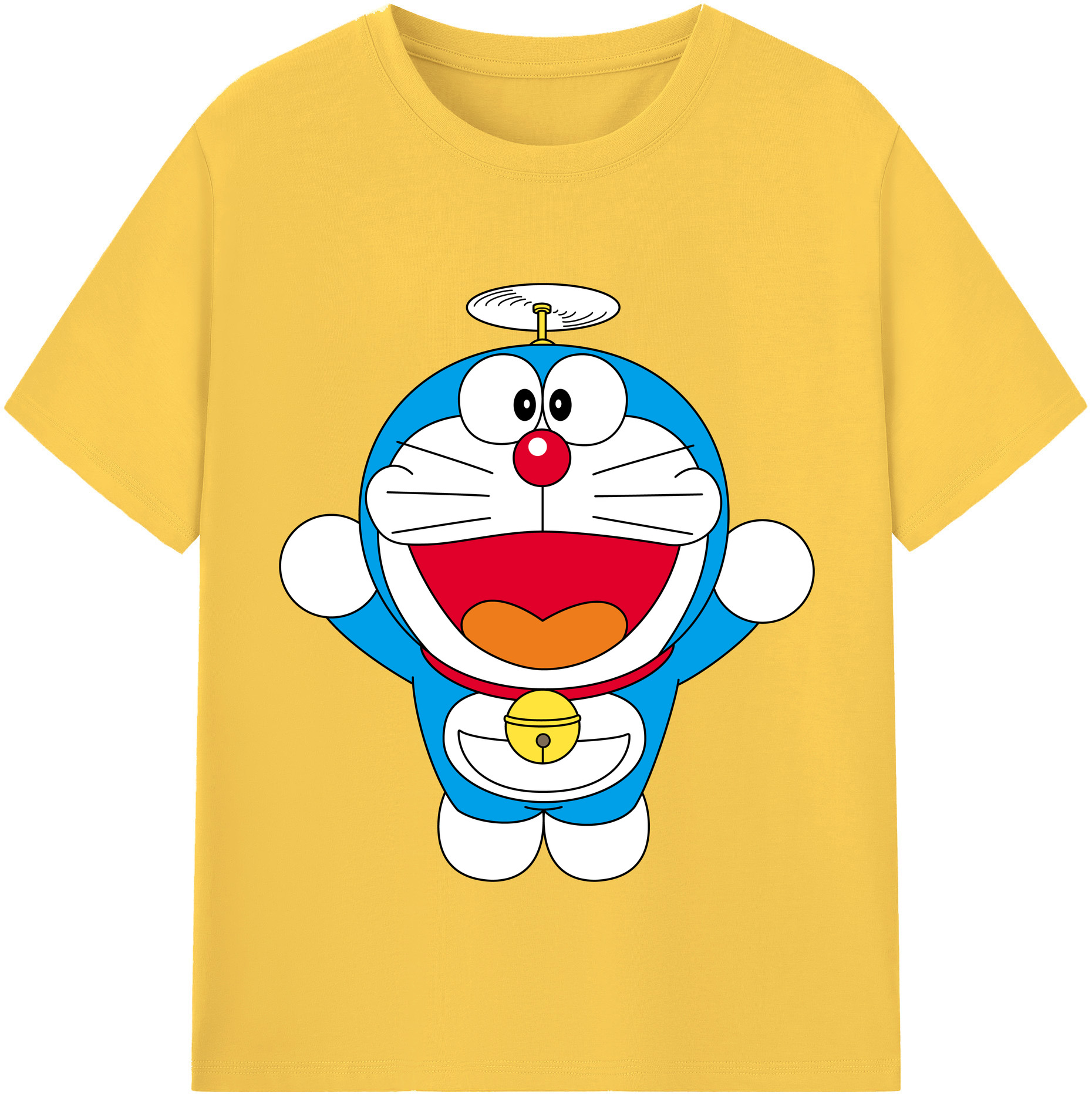 （画像用） ドラえもん Doraemon 綿100％半袖Tシャツ（フロントプリント）