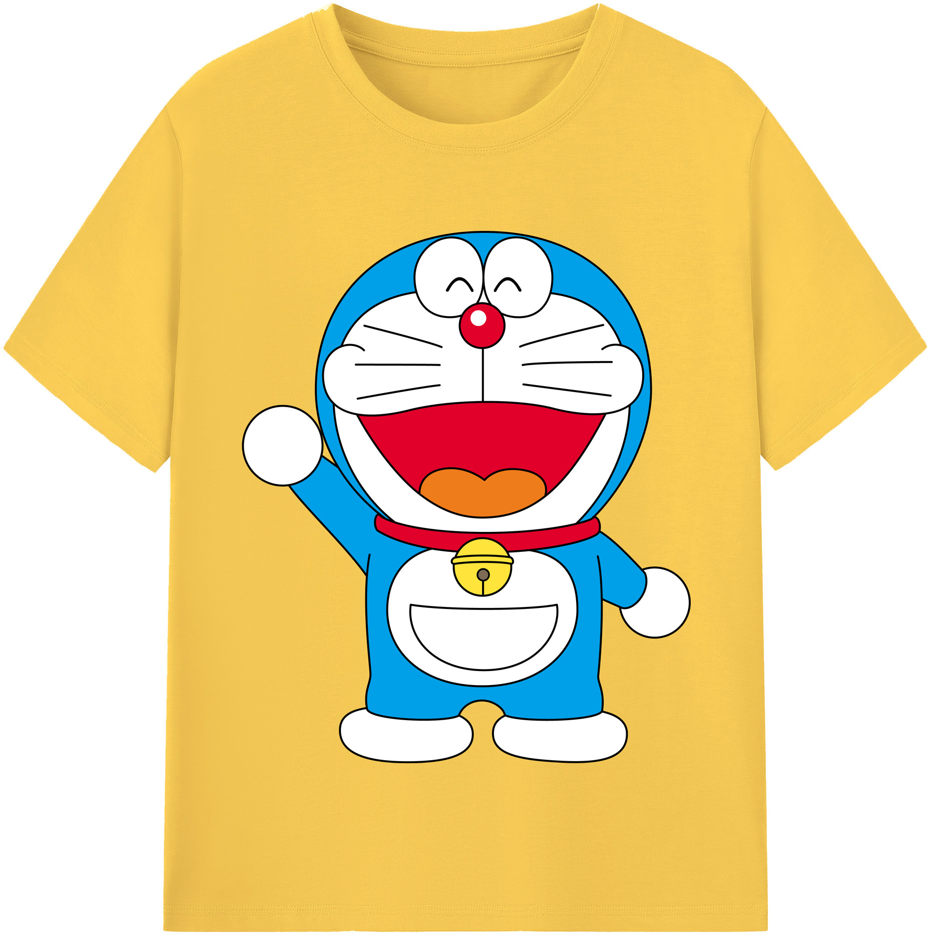（画像用） ドラえもん Doraemon 綿100％半袖Tシャツ（フロントプリント）