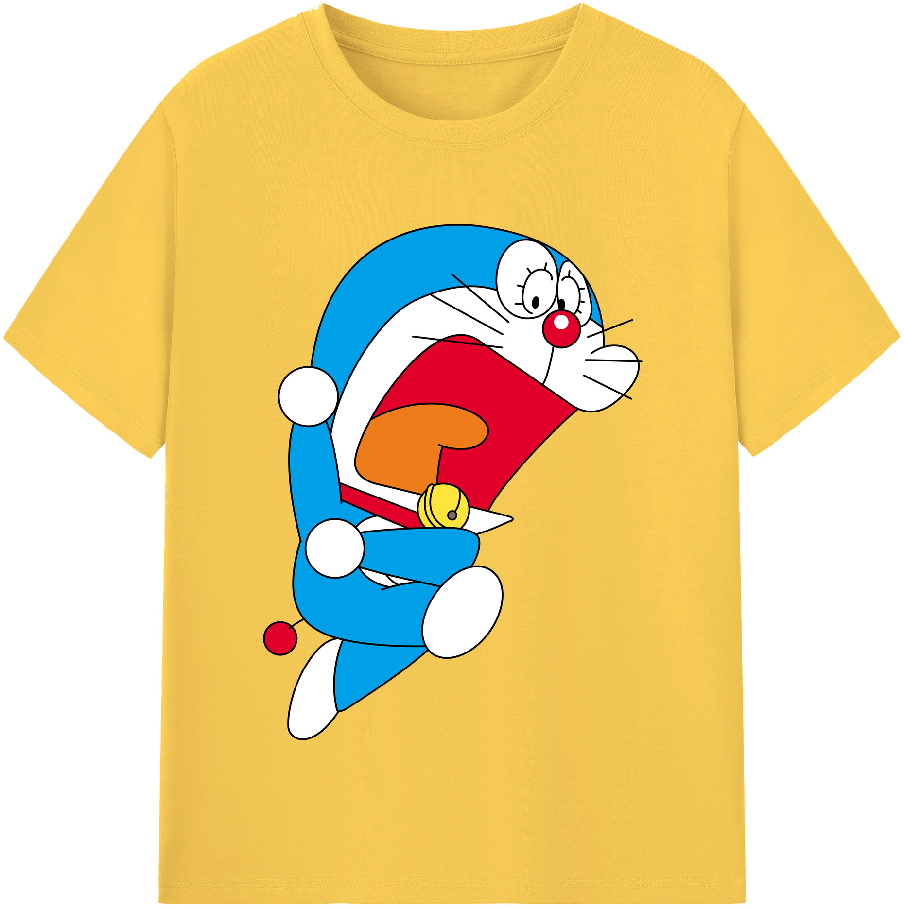 （画像用） ドラえもん Doraemon 綿100％半袖Tシャツ（フロントプリント）