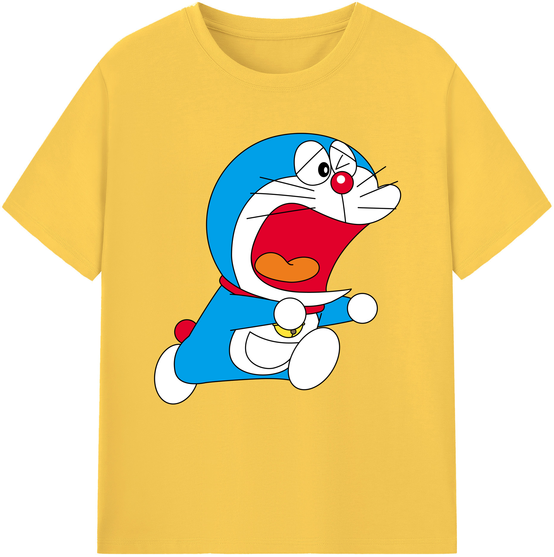 （画像用） ドラえもん Doraemon 綿100％半袖Tシャツ（フロントプリント）