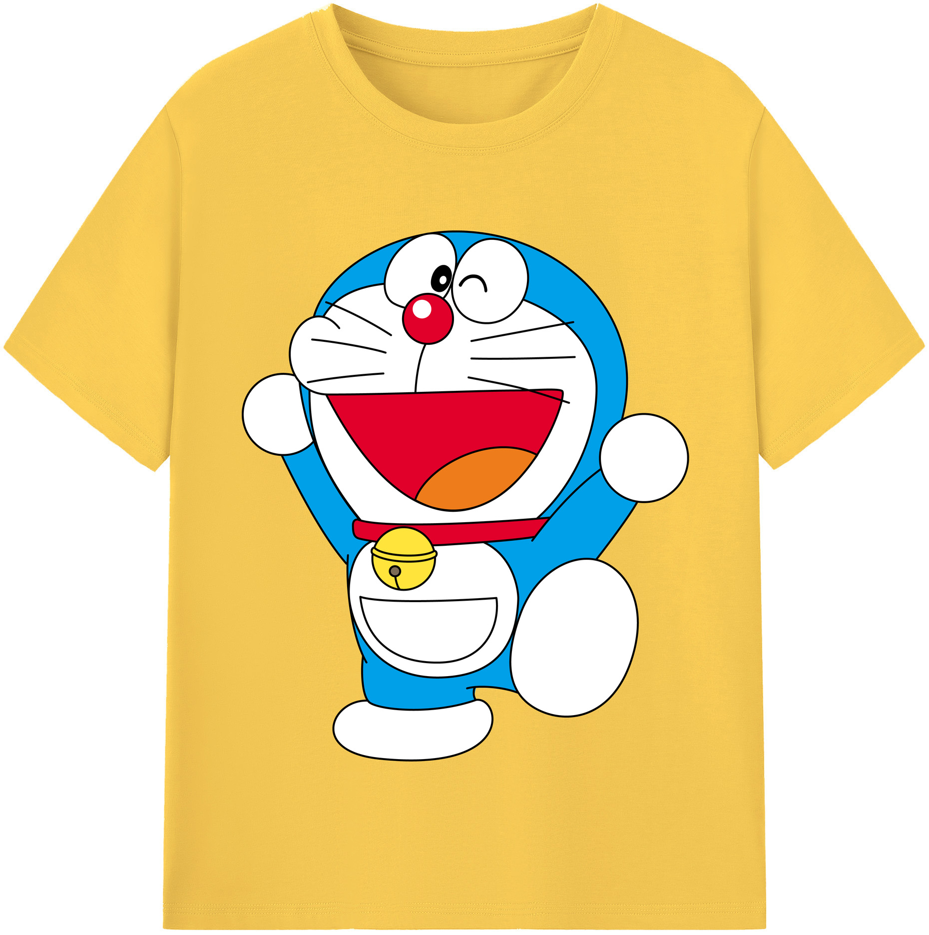 （画像用） ドラえもん Doraemon 綿100％半袖Tシャツ（フロントプリント）
