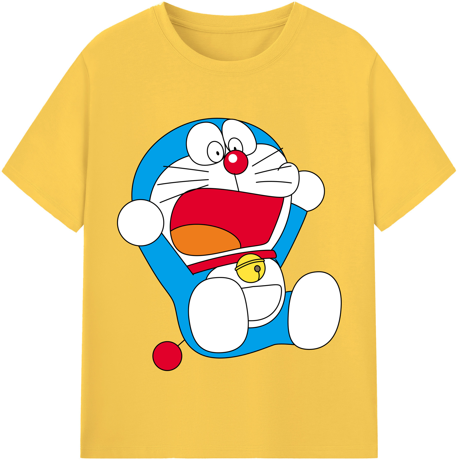 （画像用） ドラえもん Doraemon 綿100％半袖Tシャツ（フロントプリント）