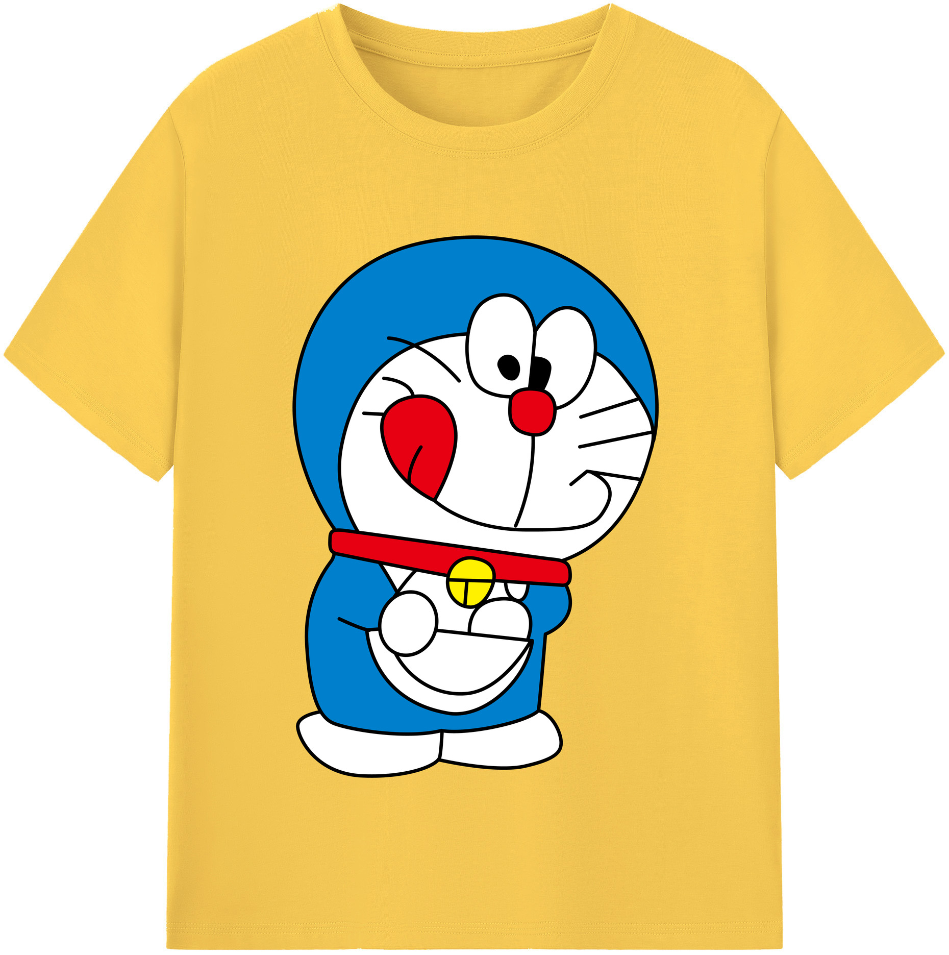 （画像用） ドラえもん Doraemon 綿100％半袖Tシャツ（フロントプリント）