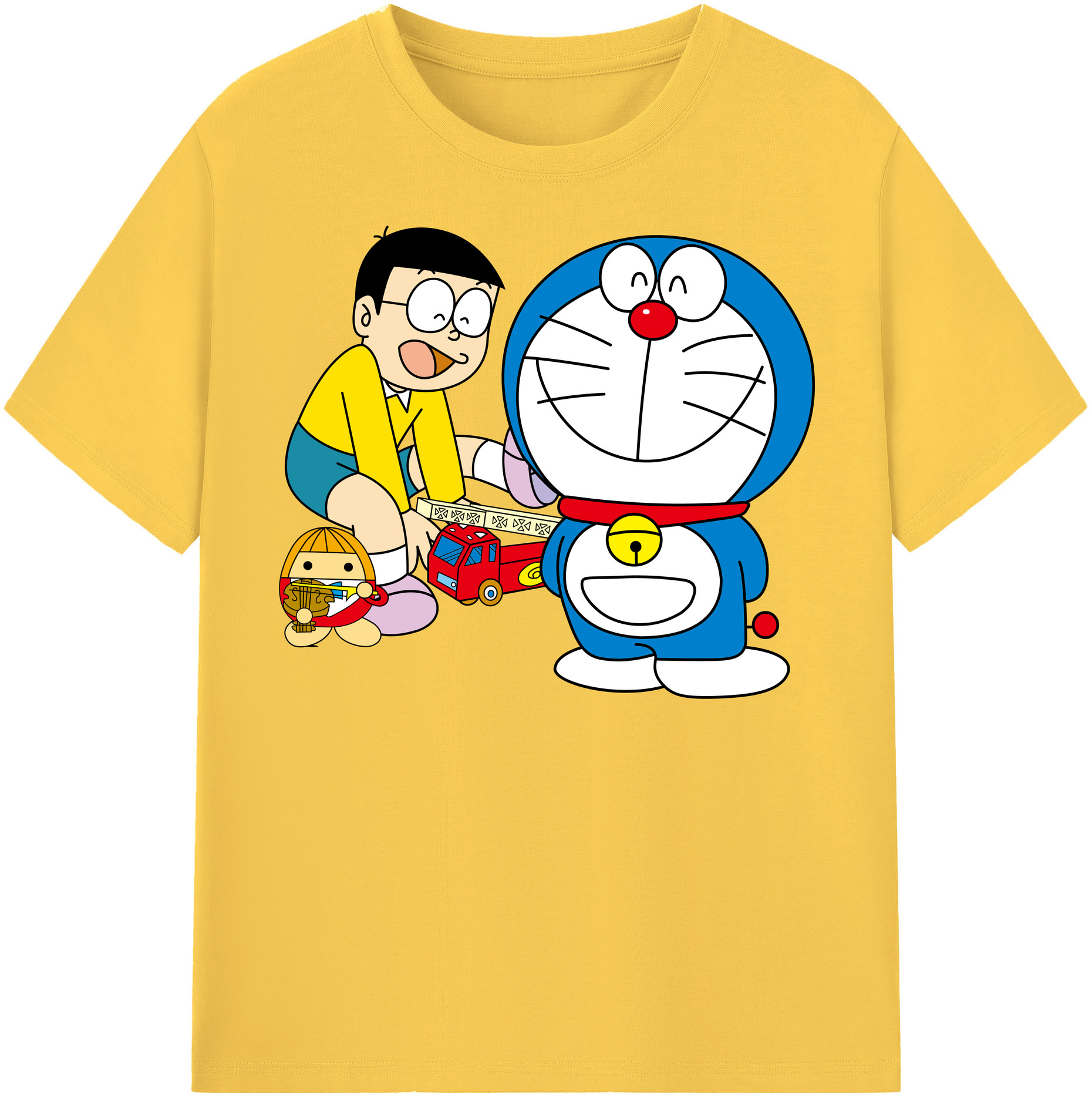 （画像用） ドラえもん Doraemon 綿100％半袖Tシャツ（フロントプリント）