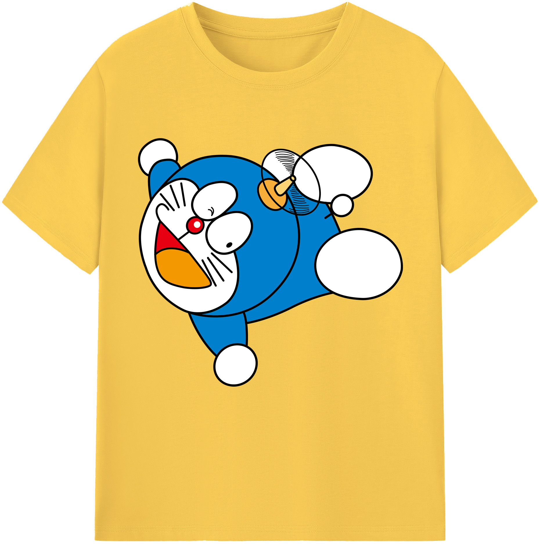 （画像用） ドラえもん Doraemon 綿100％半袖Tシャツ（フロントプリント）