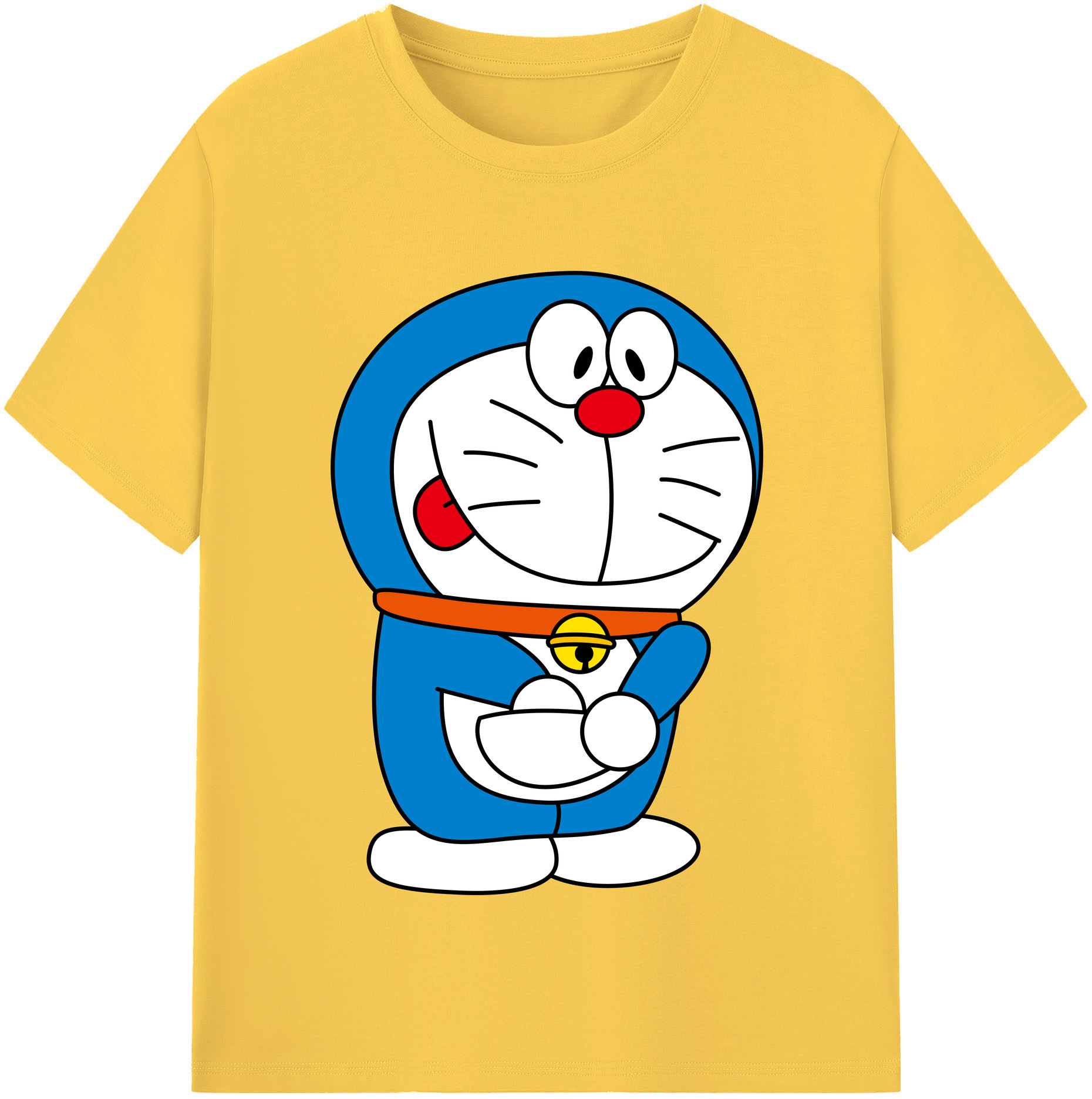 （画像用） ドラえもん Doraemon 綿100％半袖Tシャツ（フロントプリント）