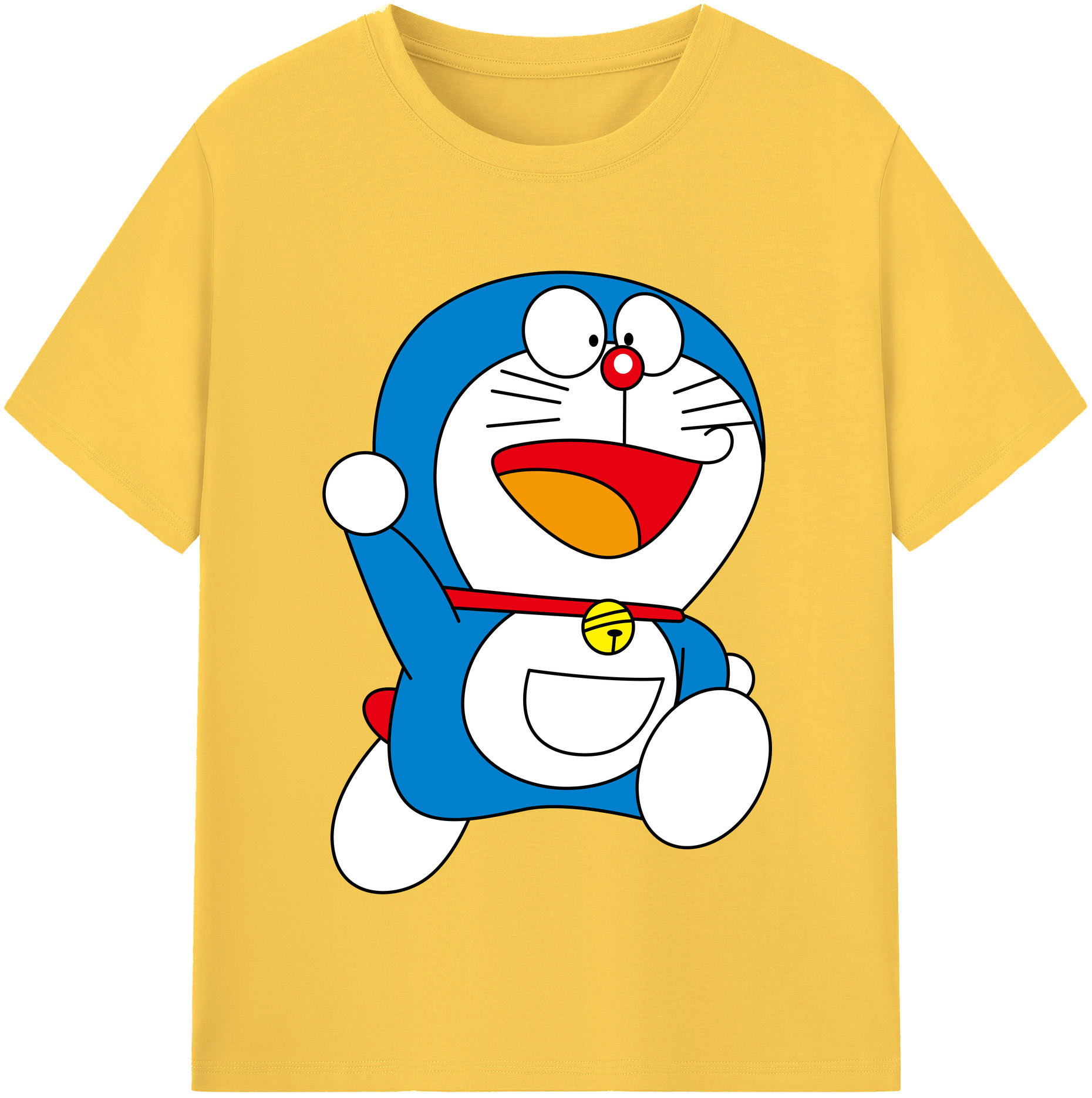 （画像用） ドラえもん Doraemon 綿100％半袖Tシャツ（フロントプリント）
