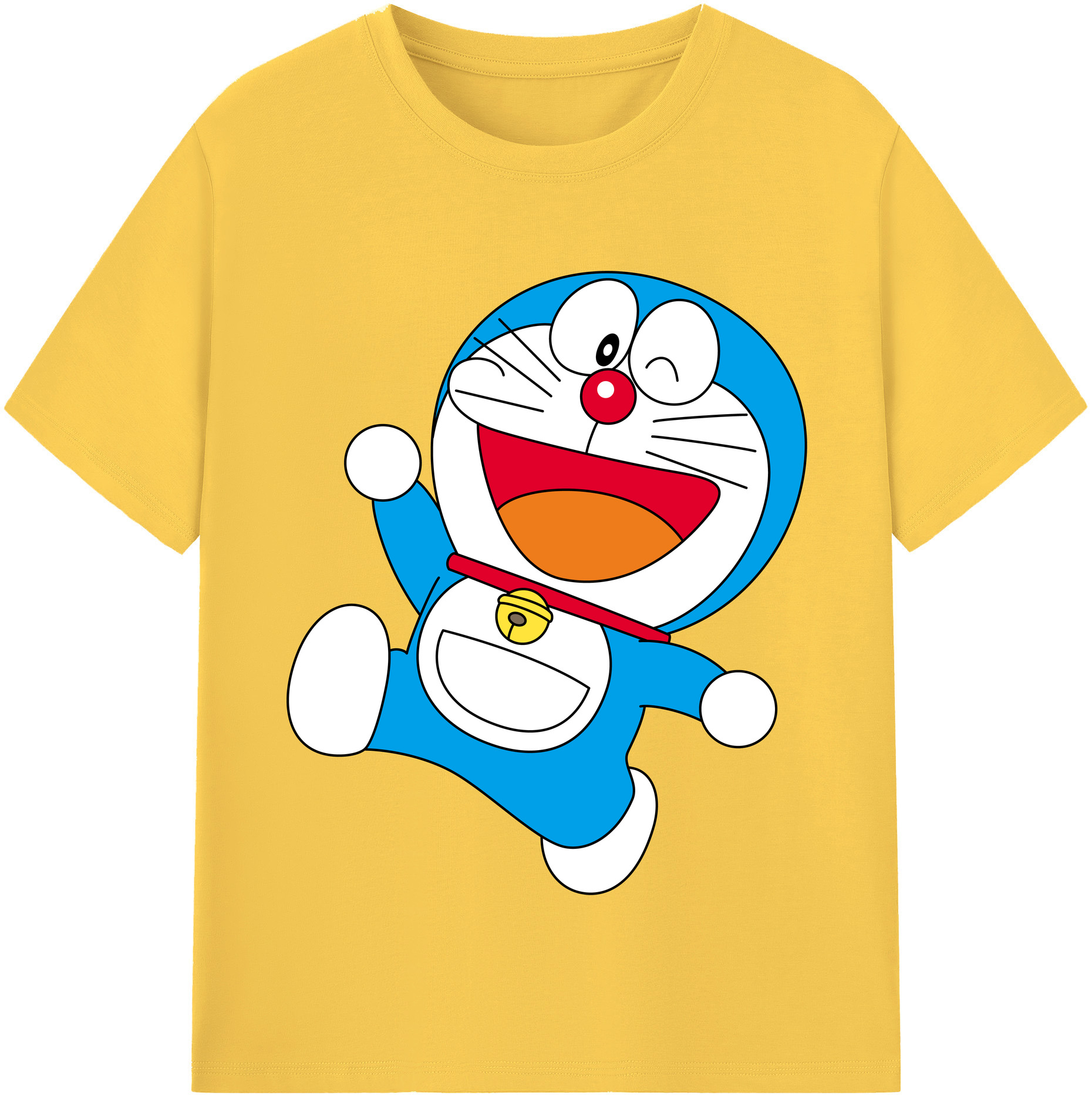 （画像用） ドラえもん Doraemon 綿100％半袖Tシャツ（フロントプリント）