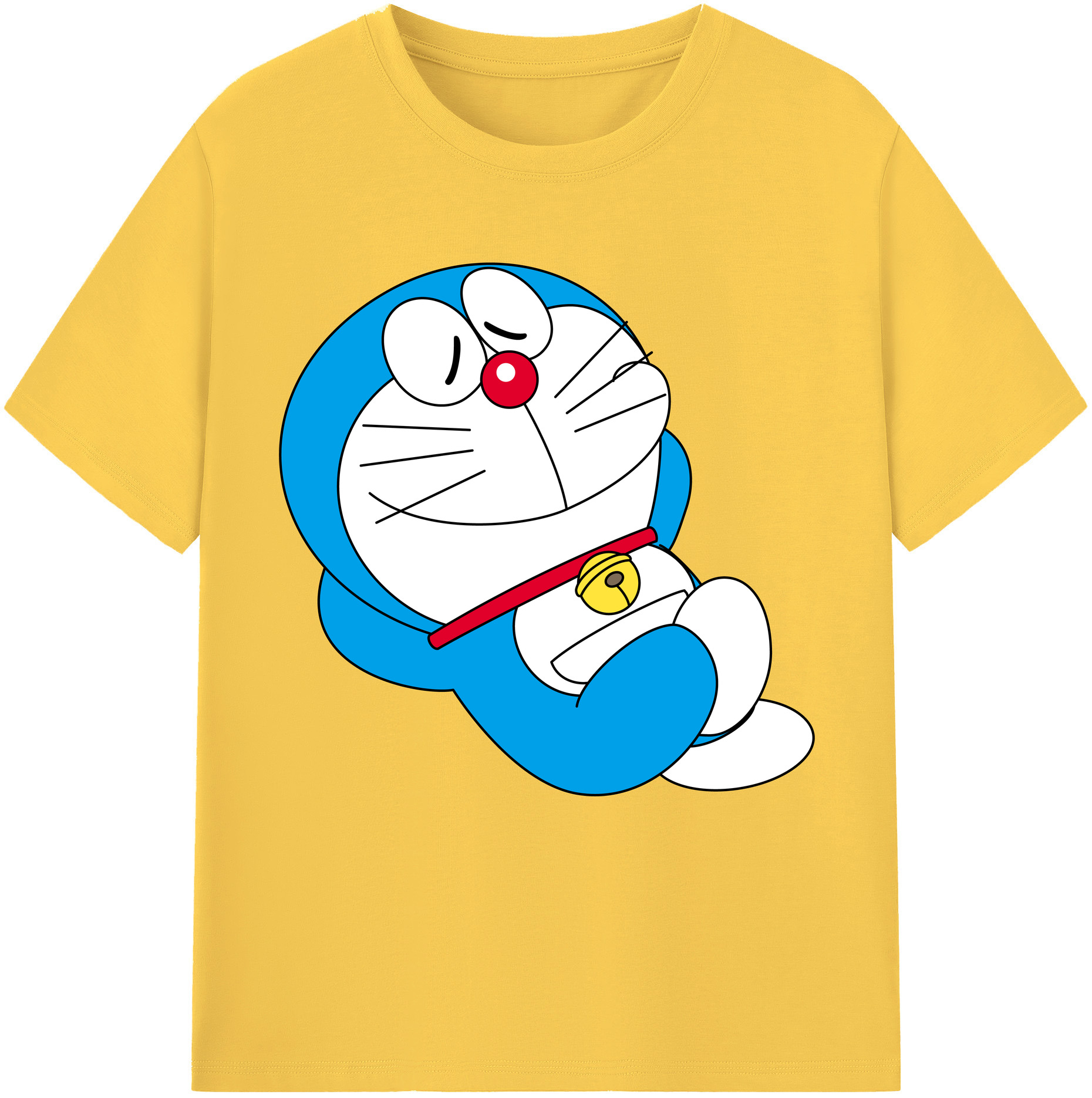 （画像用） ドラえもん Doraemon 綿100％半袖Tシャツ（フロントプリント）
