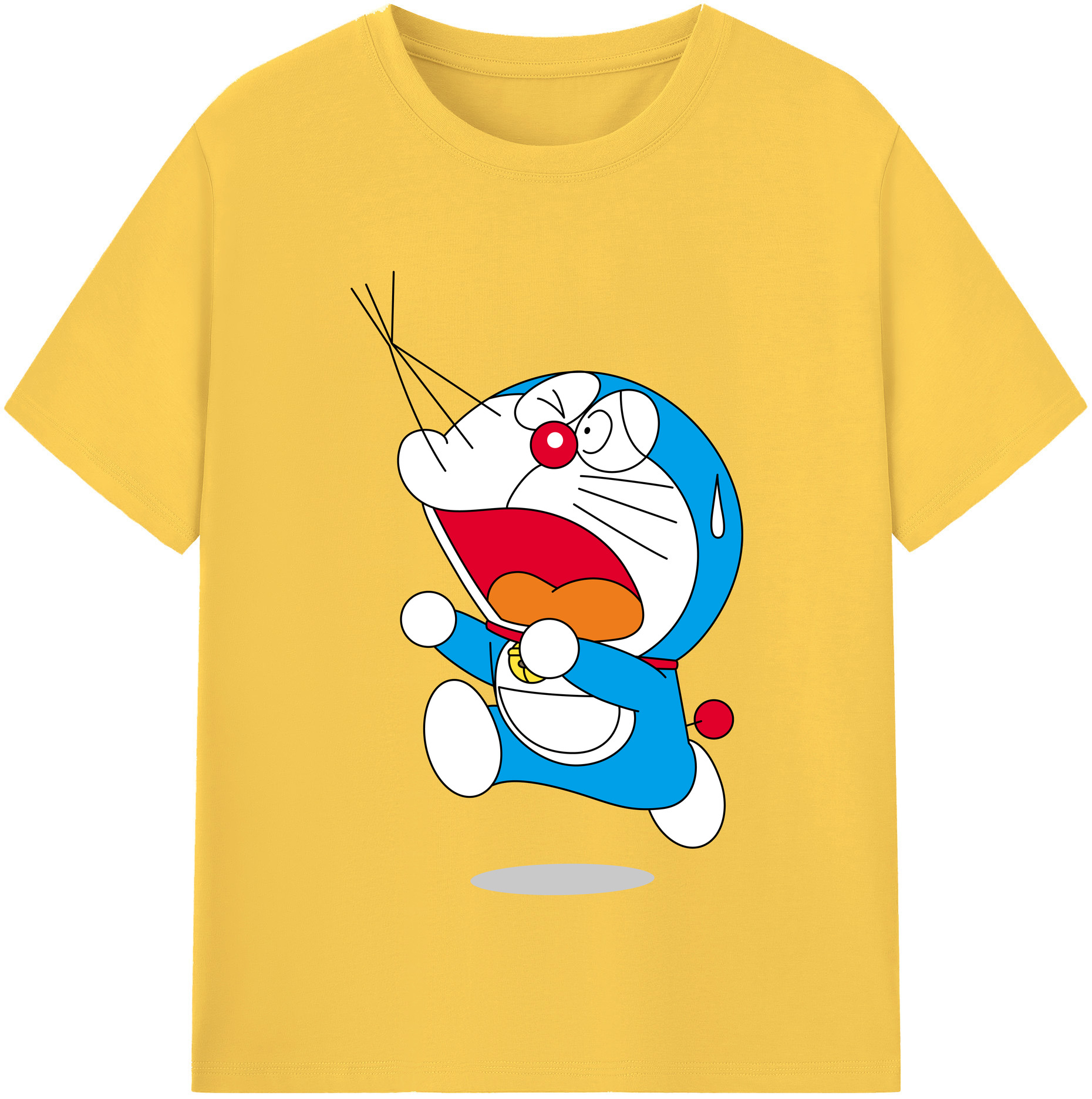 （画像用） ドラえもん Doraemon 綿100％半袖Tシャツ（フロントプリント）