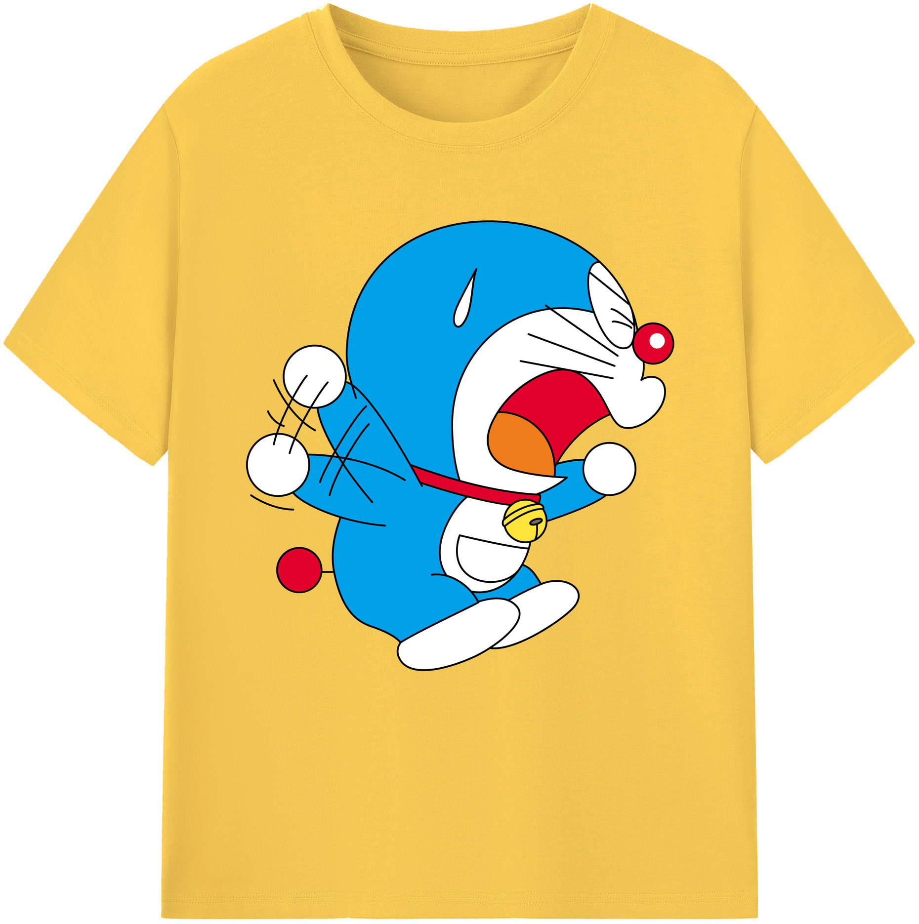 （画像用） ドラえもん Doraemon 綿100％半袖Tシャツ（フロントプリント）