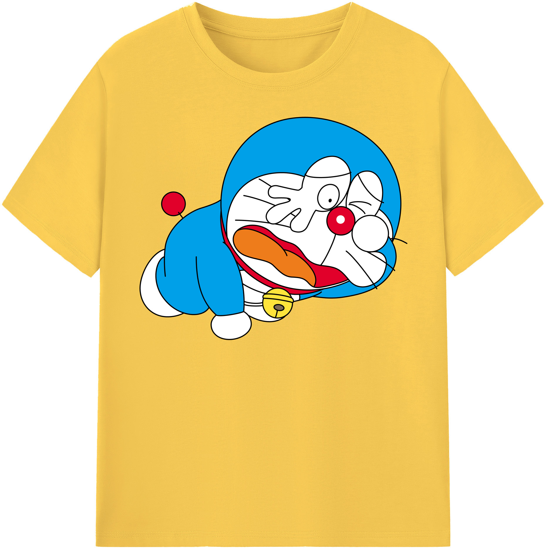 （画像用） ドラえもん Doraemon 綿100％半袖Tシャツ（フロントプリント）